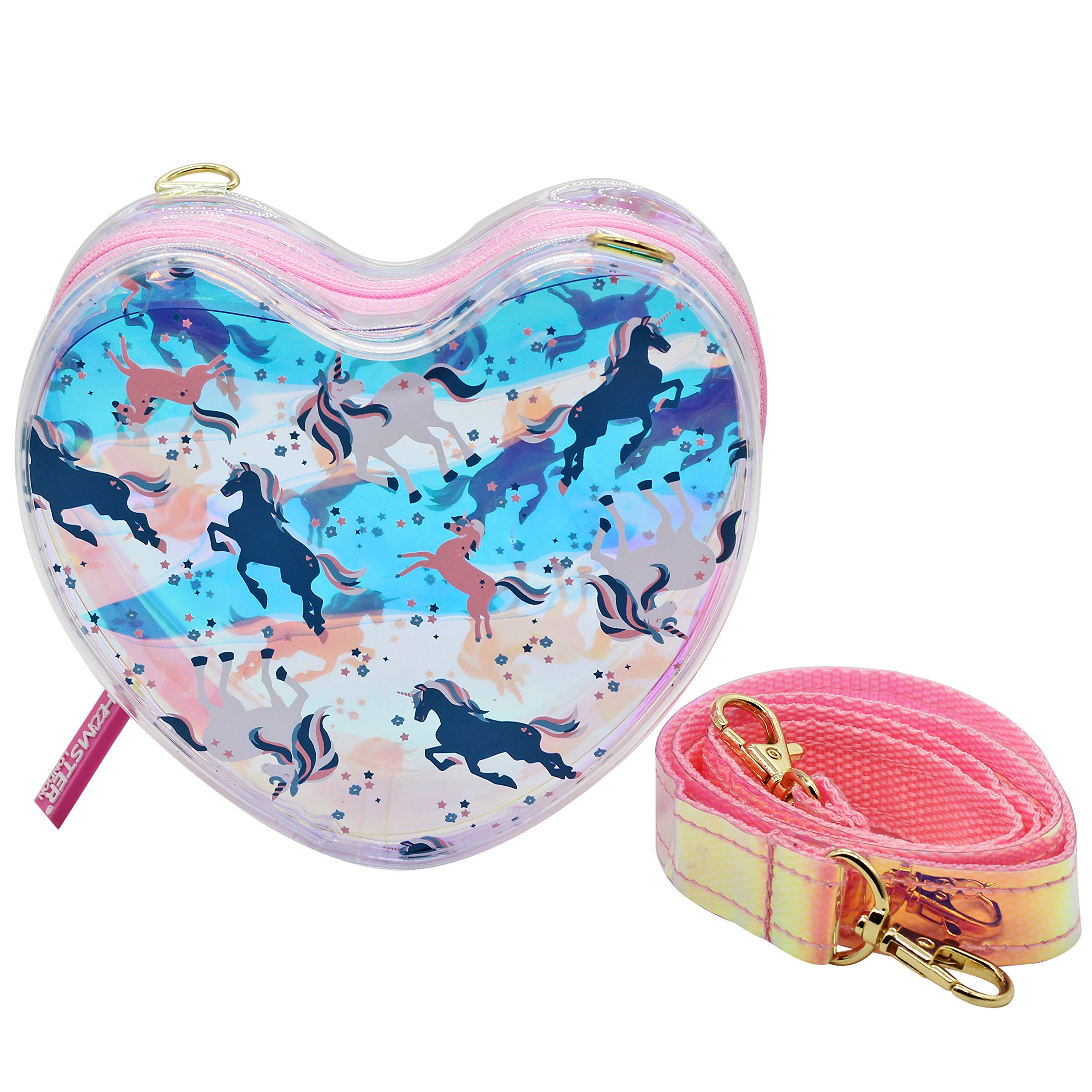 London Heart-Shaped Sling Bag for Women - Stylish Crossbody Purse for Parties & Evening Events, Makeup Pouch & Accessories Organizer | Perfect for Date Nights, Girls' Night Out & Special Occasions