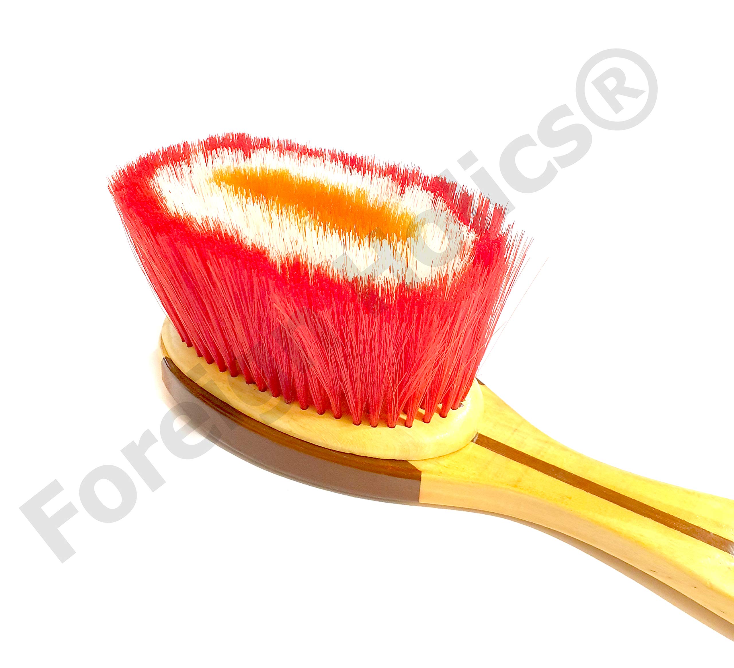 Premium Wooden Salon Hair Duster Brush - Professional Neck & Powder Cleaning Brush for Barbers & Stylists - Perfect for Salon Grooming, Makeup Application & Dust Removal