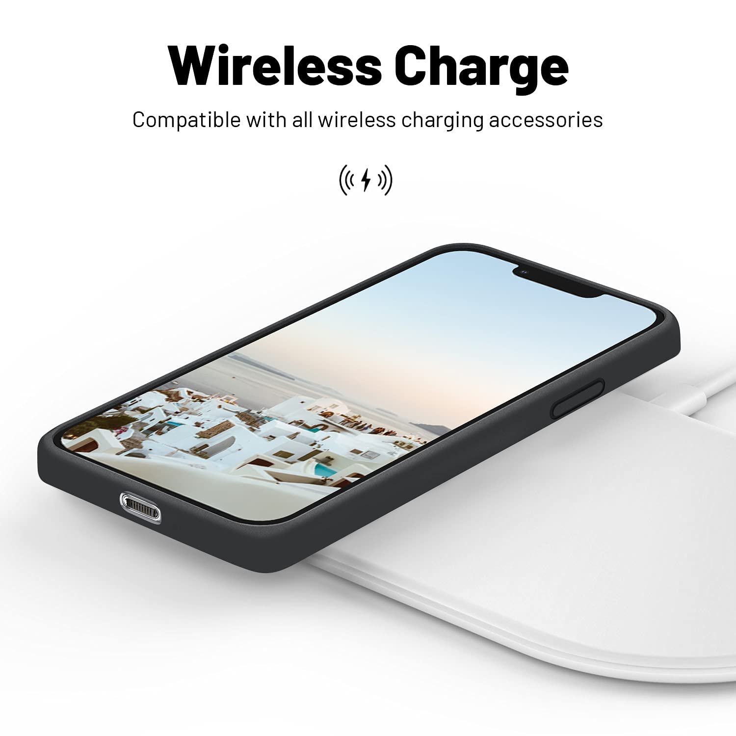 **Premium Shockproof Silicone Case for iPhone 13 Pro Max (6.7