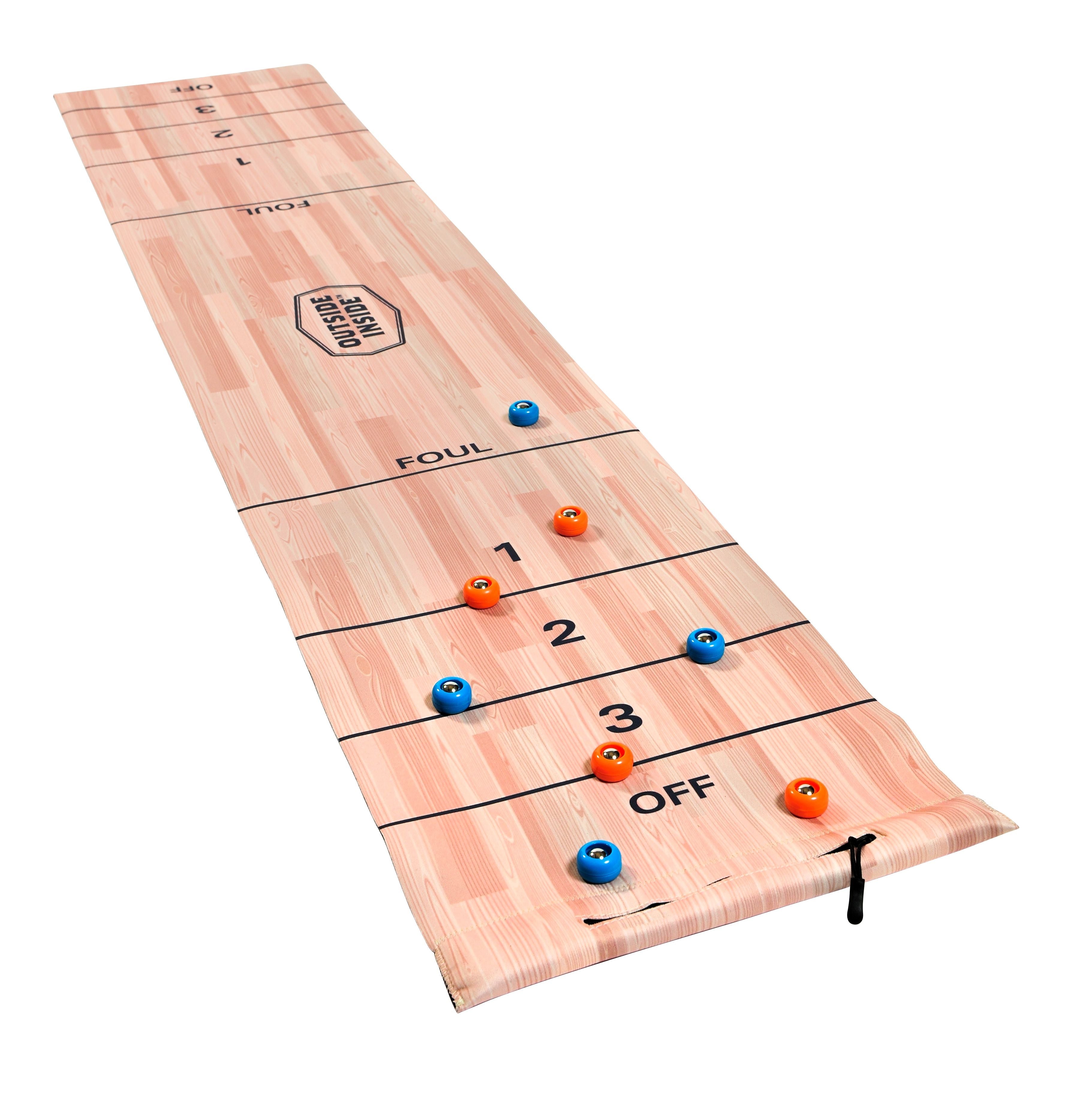 Premium Roll-Up Shuffleboard Game Set - Portable Indoor/Outdoor Fun for Family & Friends - Perfect for Parties, Game Nights & Backyard Gatherings