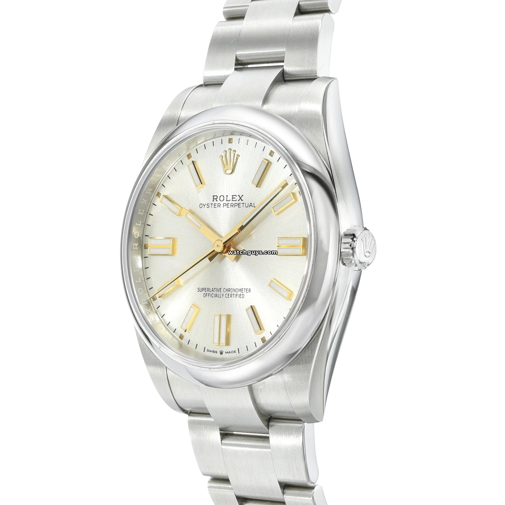 Rolex Oyster Perpetual 124300 Silver Dial Automatic Watch for Men - Luxury Dress & Everyday Timepiece for Business & Special Occasions