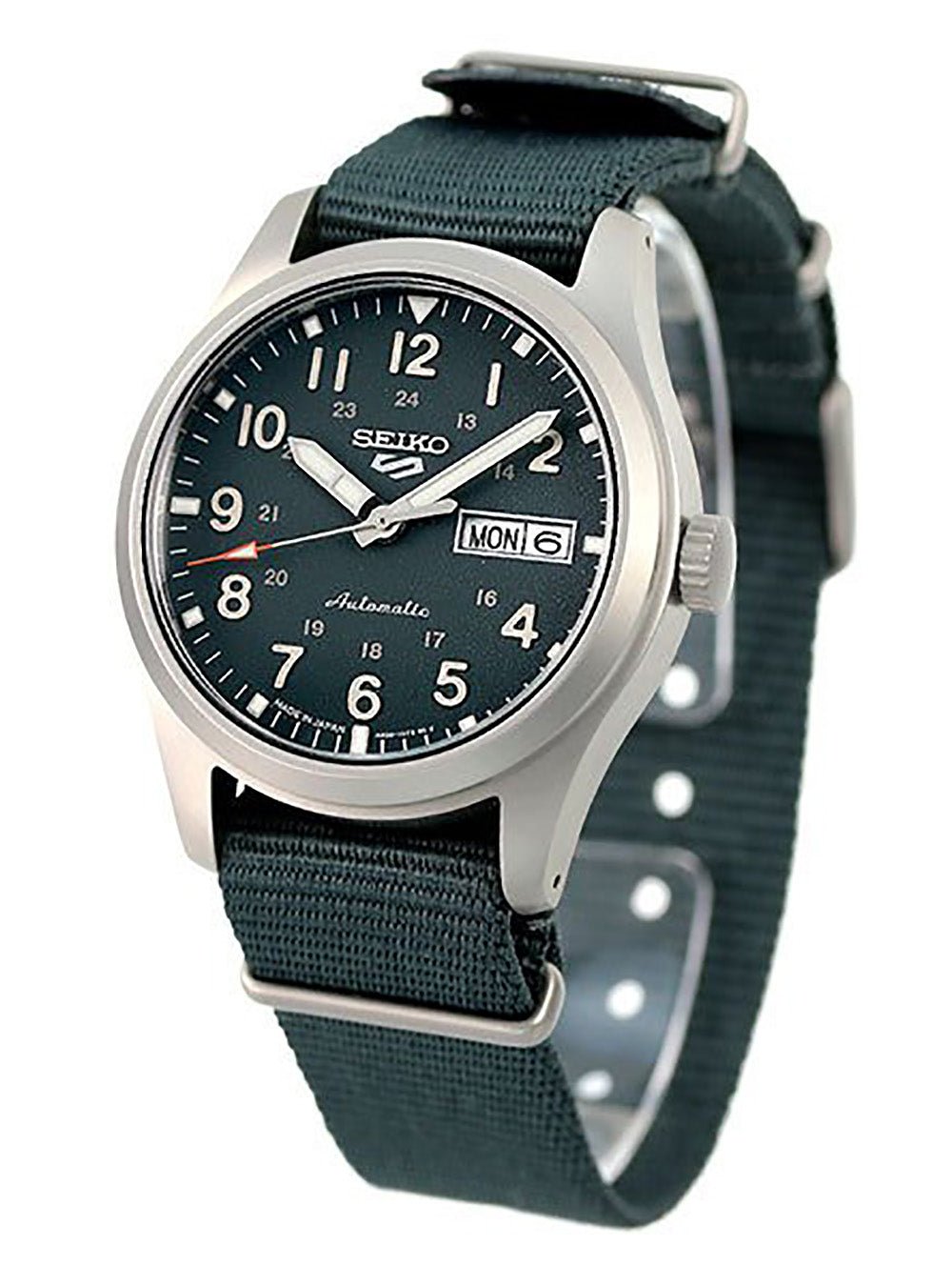 SEIKO 5 Sports Automatic Watch SBSA115 - Japan Made JDM Men's Stainless Steel Watch with Date Display | Perfect for Casual Wear, Office & Everyday Use