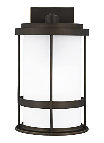 Generation Lighting 8690901D-71 Medium Outdoor Wall Lantern - Weatherproof Exterior Light Fixture for Porch, Patio & Garden Lighting