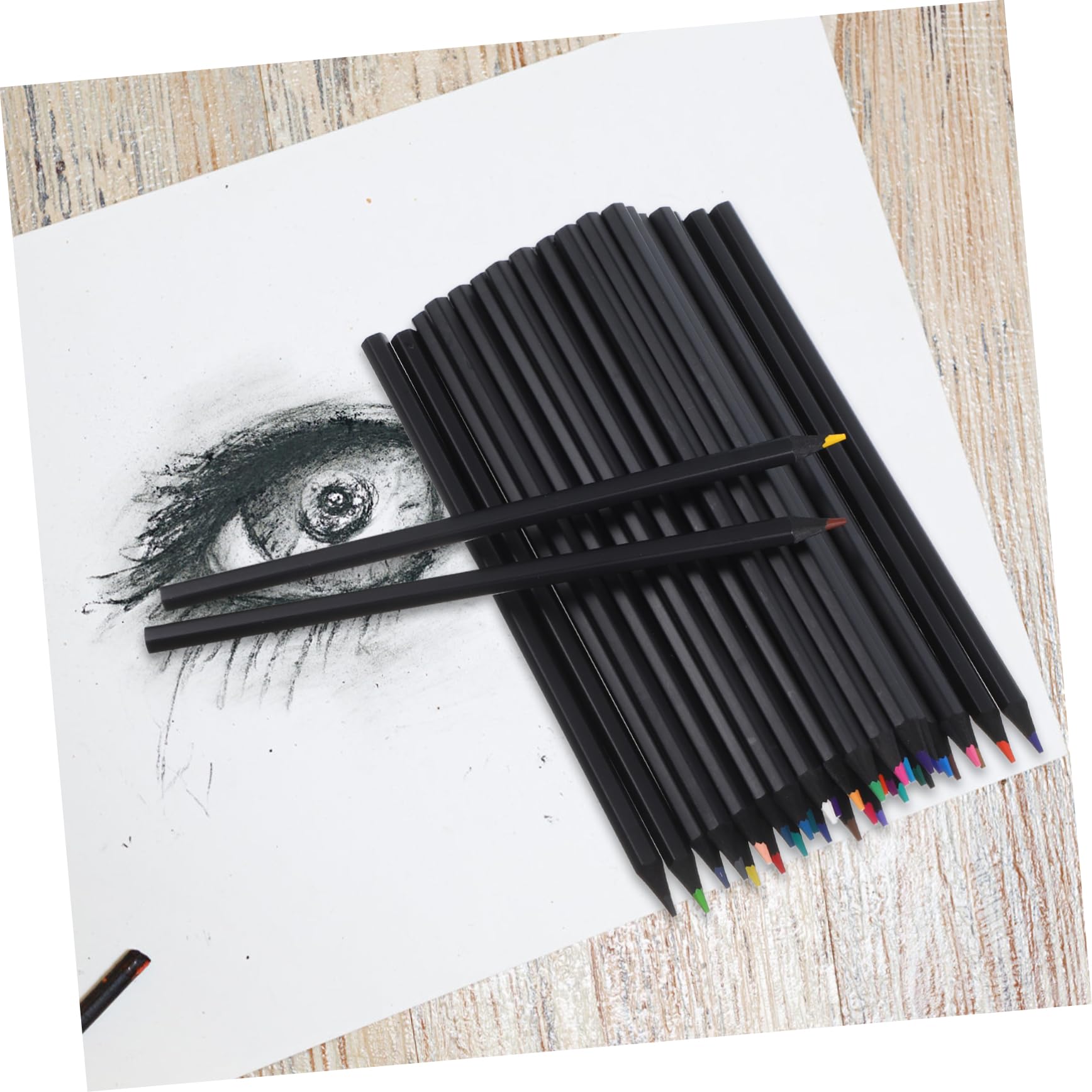 IWOWHERO 36-Piece Professional Colored Pencils Set - Vibrant Sketching & Drawing Pencils for Artists, Students & Coloring Enthusiasts | Perfect for Holiday Crafts, Bullet Journaling & Art Projects