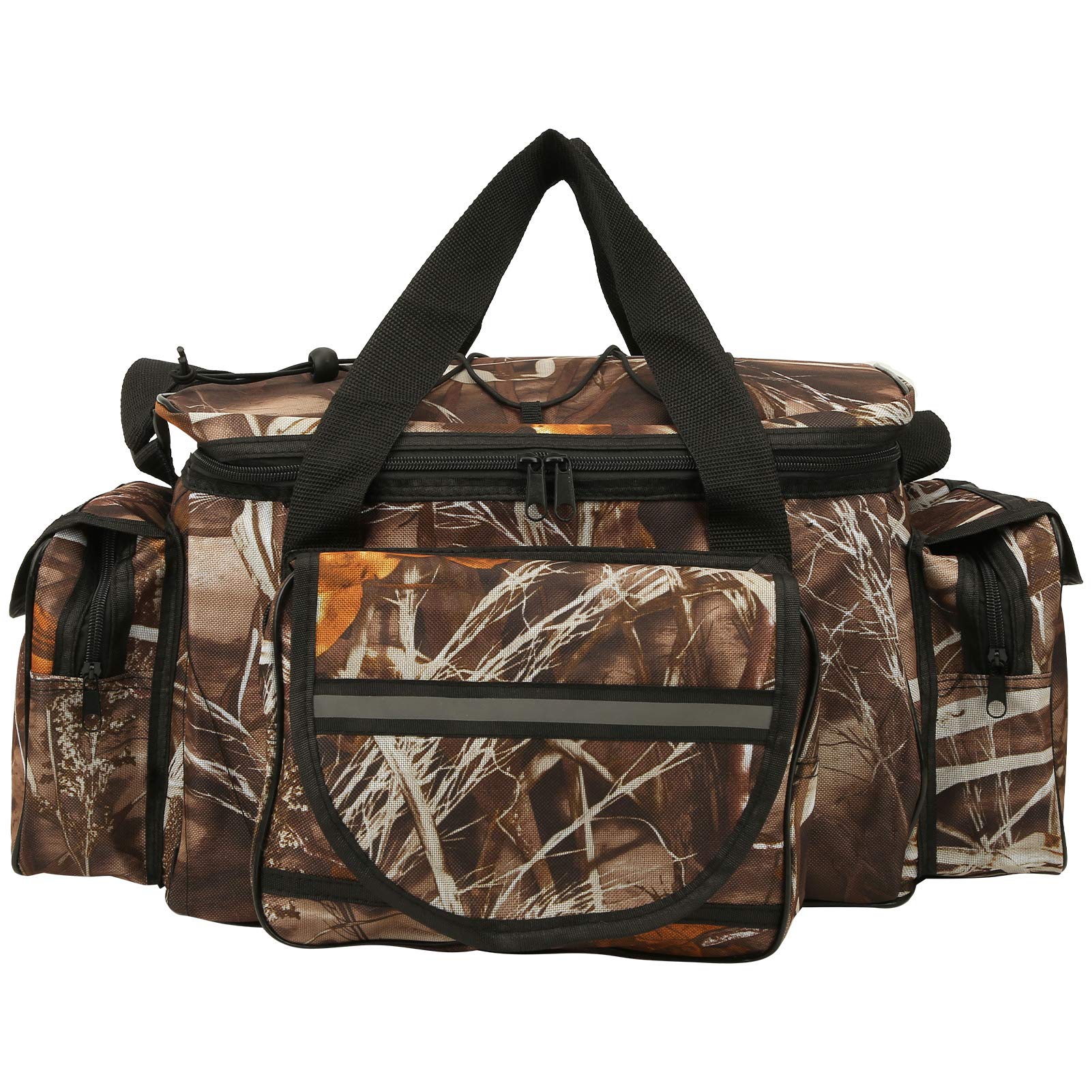 Vbestlife Large Capacity Fishing Tackle Storage Bag - Durable Oxford Cloth Multifunctional Shoulder Bag for Fishing Lures, Hooks & Accessories - Perfect for Freshwater & Saltwater Fishing Trips