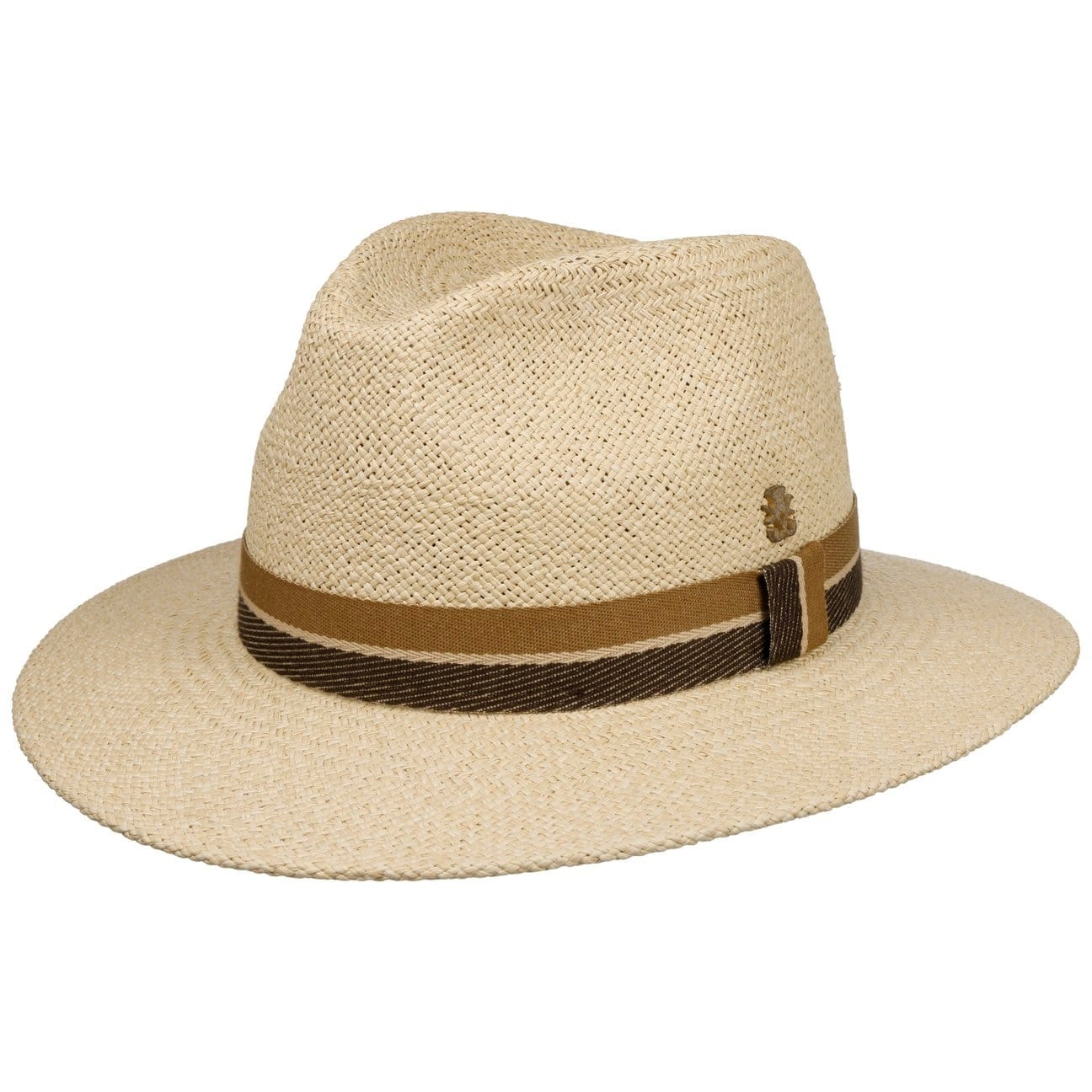 Andrew Farmer Panama Hat Zechbauer by Mayser - Premium Straw Fedora Hat for Men, Breathable Summer Sun Hat with Wide Brim, Perfect for Beach, Outdoor, Travel and Casual Wear
