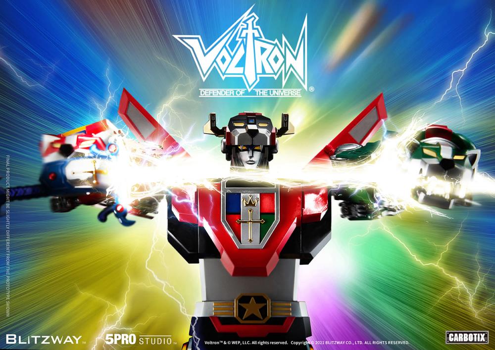 Blitzway Voltron: Defender of the Universe Carbotix Series Collectible Action Figure - Perfect for Display, Anime Fans & Sci-Fi Collectors