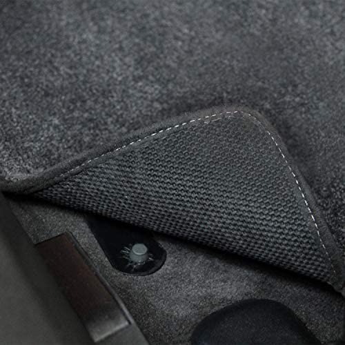 Premium Custom-Fit Carpet Floor Mats for Pontiac G8 2008-2009 - Luxury Black with Red Accent (2-Piece Set) - Perfect for Daily Commuting & Road Trips