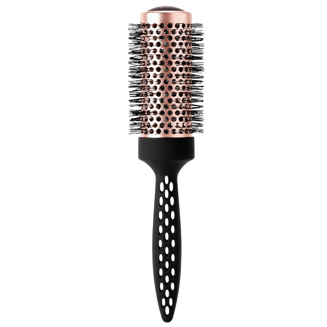 Professional Cricket Copper Binge Tension Thermal Hair Brush with Carbon & Tourmaline Bristles - 1 Count for Smoothing, Styling & Frizz Control - Perfect for Salon, Home Use & Travel