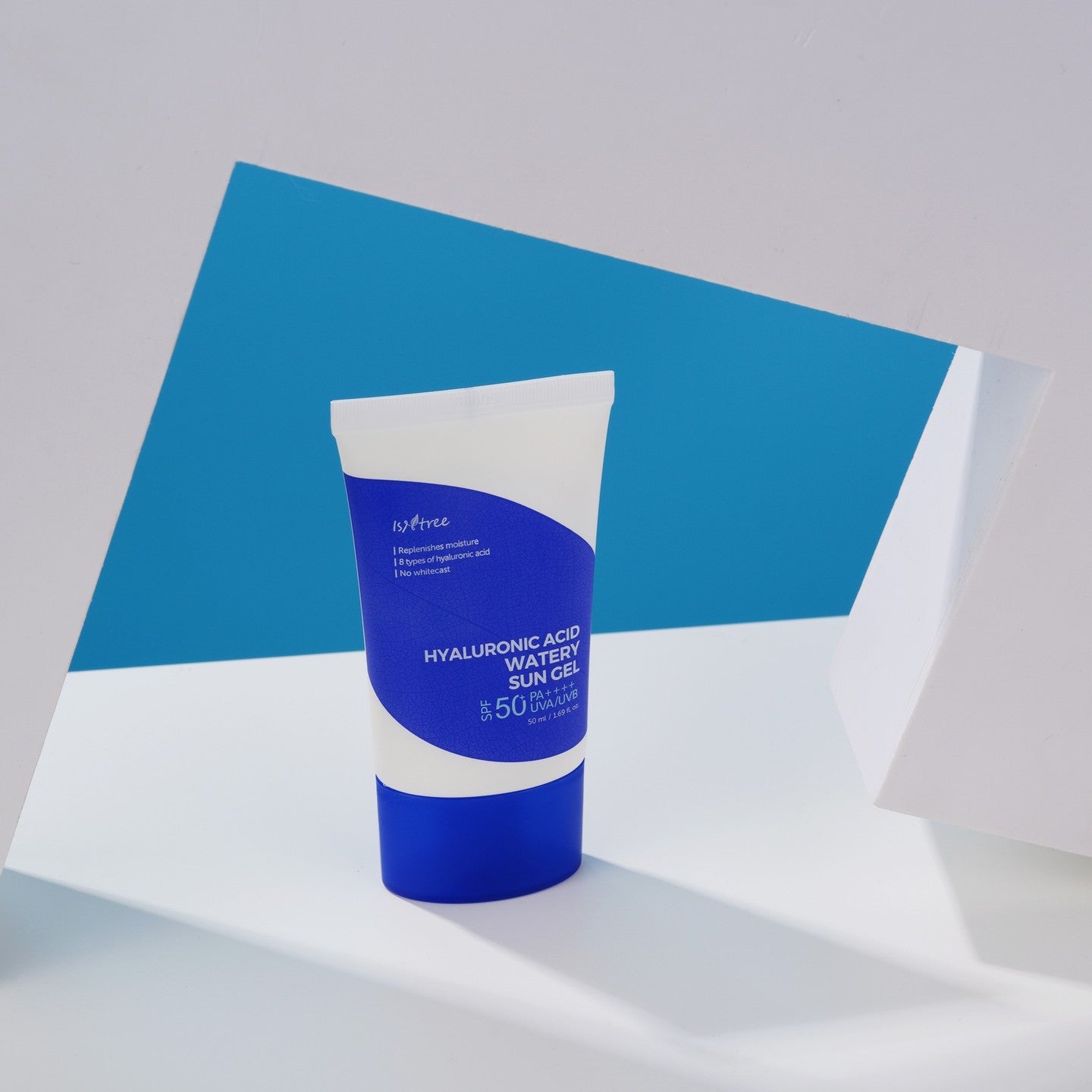 Isntree Hyaluronic Acid Watery Sun Gel SPF50+ PA++++ 50ml - Hydrating Sunscreen for Face, Lightweight & Non-Greasy - Perfect for Daily Use, Outdoor Activities & Sensitive Skin