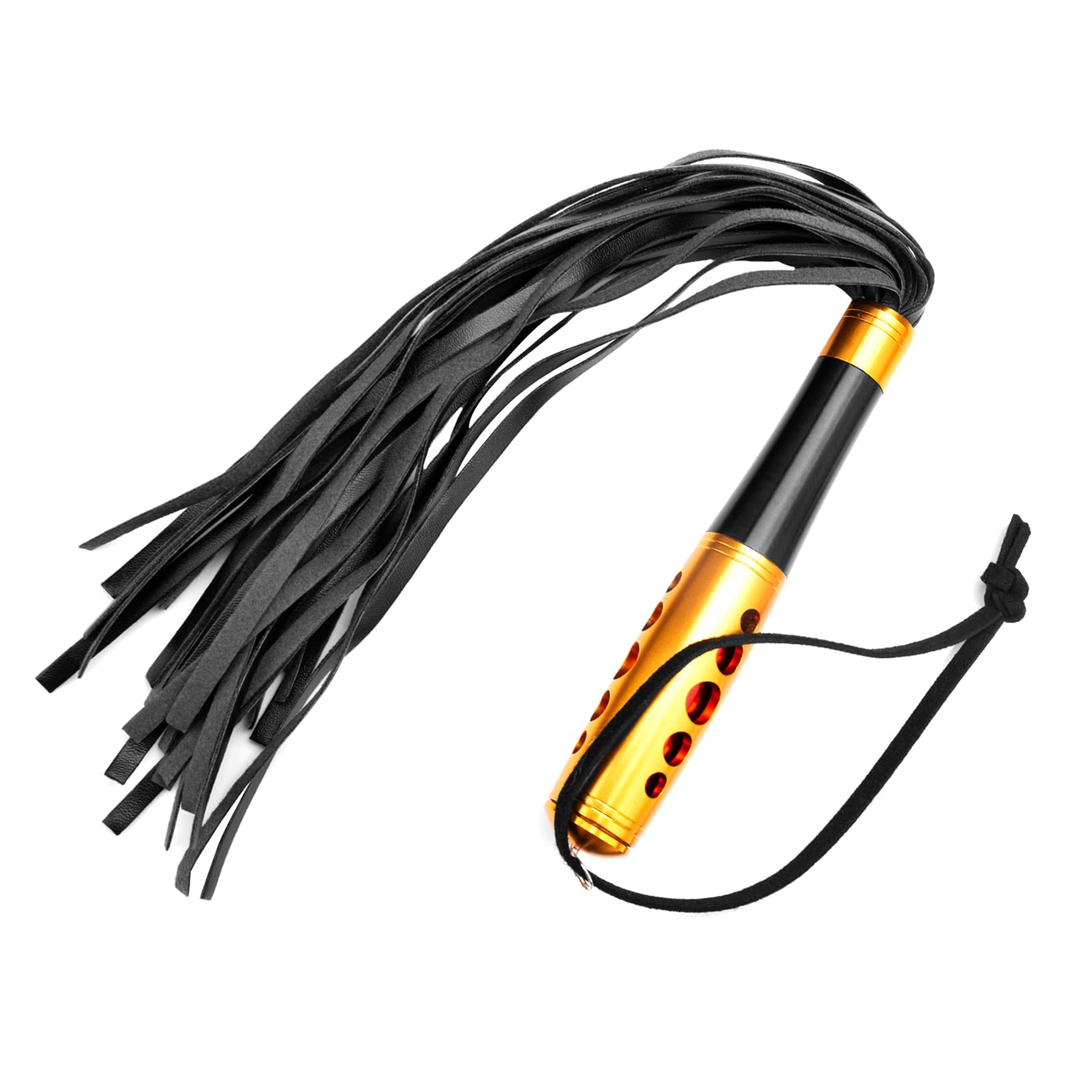 Premium BDSM Whip - Genuine Leather Flogger for Couples, Sensual Spanking Paddle & Adult Sex Toy - Perfect for Role Play, BDSM, and Intimate Bonding - Enhance Your Bedroom Experience with This Handcrafted Flogger
