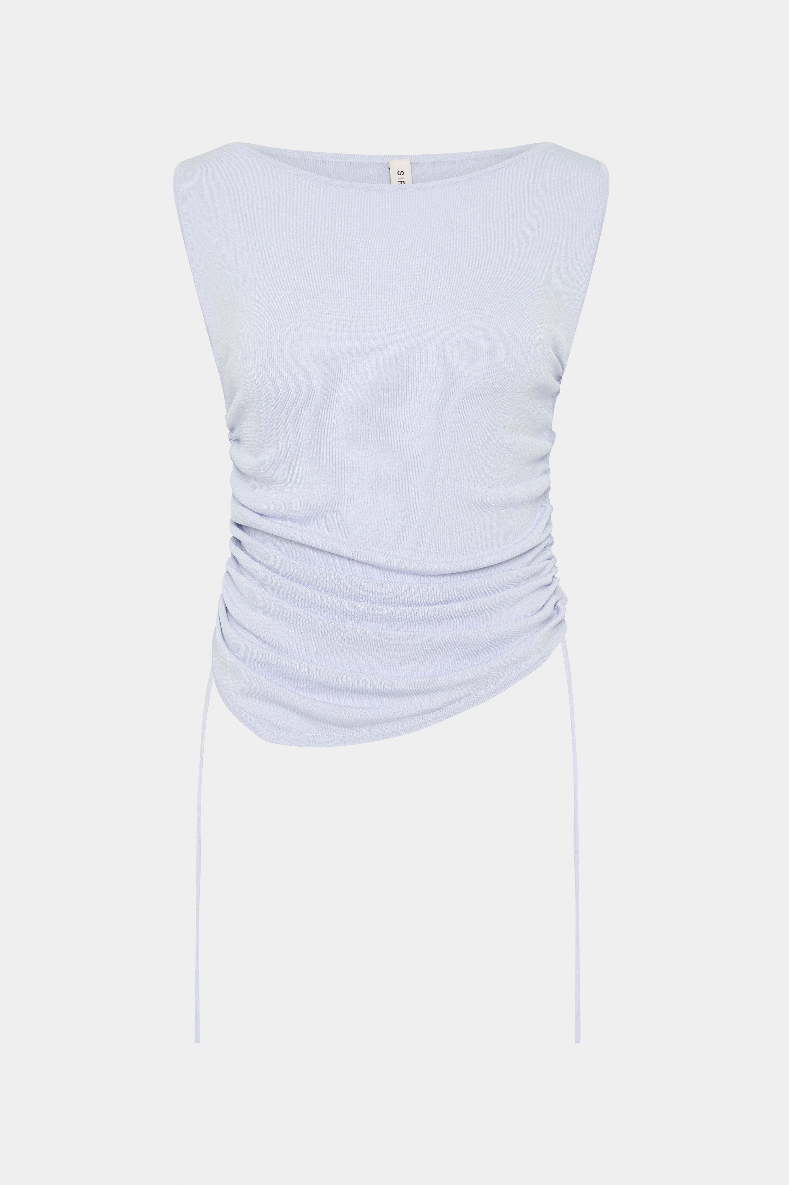 Yolanda Ruched Tank Top for Women - Stretchy Sleeveless Blouse for Casual Wear & Summer Outfits