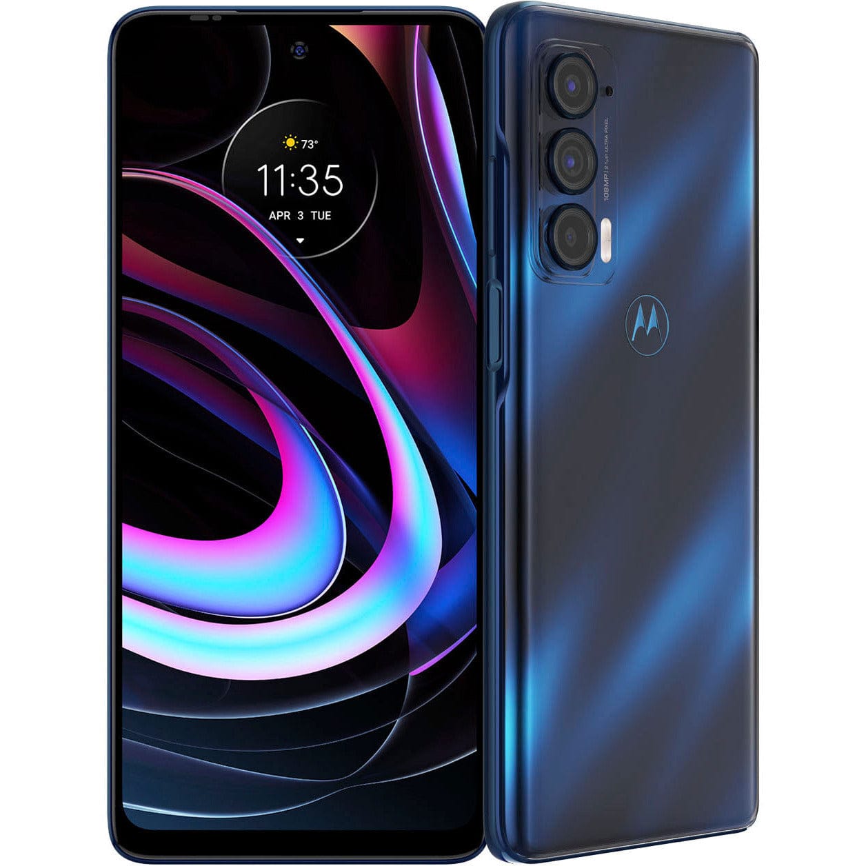 Motorola Edge (2021) 256GB Unlocked Smartphone - Nebula Blue | 5G Android Phone with 108MP Camera & 144Hz Display | Perfect for Streaming, Gaming & Photography