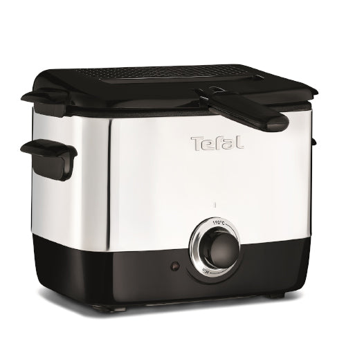 FF2200 1L Mini Deep Fryer - Compact Electric Deep Fat Fryer for Home Kitchen, Perfect for French Fries, Chicken Wings & Onion Rings | Small Countertop Deep Fryer for Dorms, Apartments & RVs