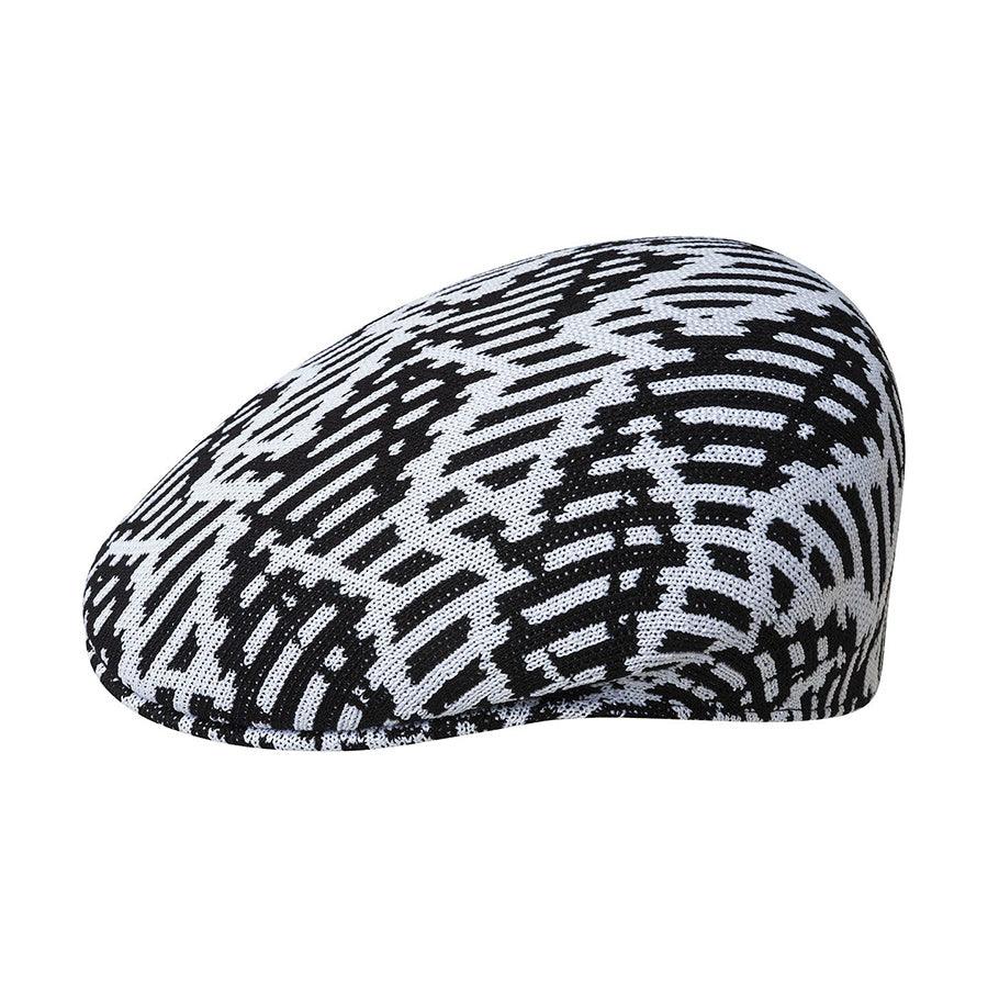 KANGOL Falling Scales K3576 Black/White Baseball Cap - Classic Unisex Bucket Hat for Men & Women - Perfect for Outdoor Activities, Travel, and Casual Wear