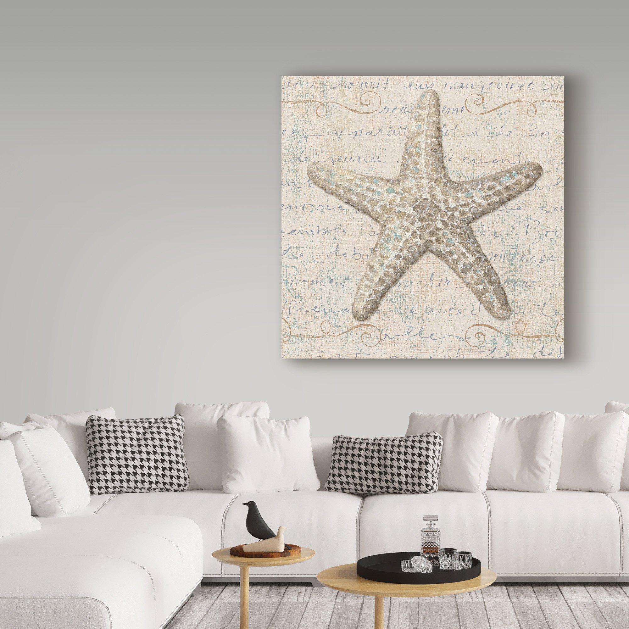 Coastal Beauty II by Lisa Audit - 24x24 Inch Wall Art Canvas Print, Beach Home Decor for Living Room, Bedroom & Office