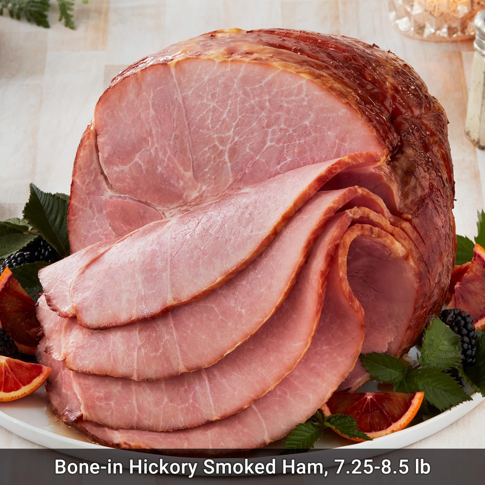 Premium Bone-in Hickory Smoked Ham Dinner Kit - Spiral Sliced Fully Cooked Ham with Mac & Cheese Casserole and Mississippi Mud Cake | Kansas City Steak Company | Holiday Meals, Family Dinners & Special Occasions