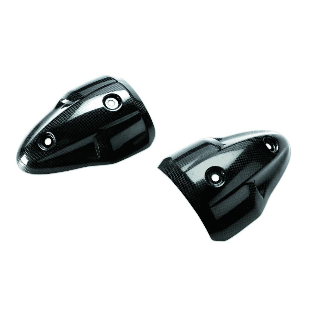 Ducati Monster Carbon Fiber Heat Guards - Motorcycle Exhaust Protection for Ducati Monster Series - Perfect for Racing, Commuting & Long Rides