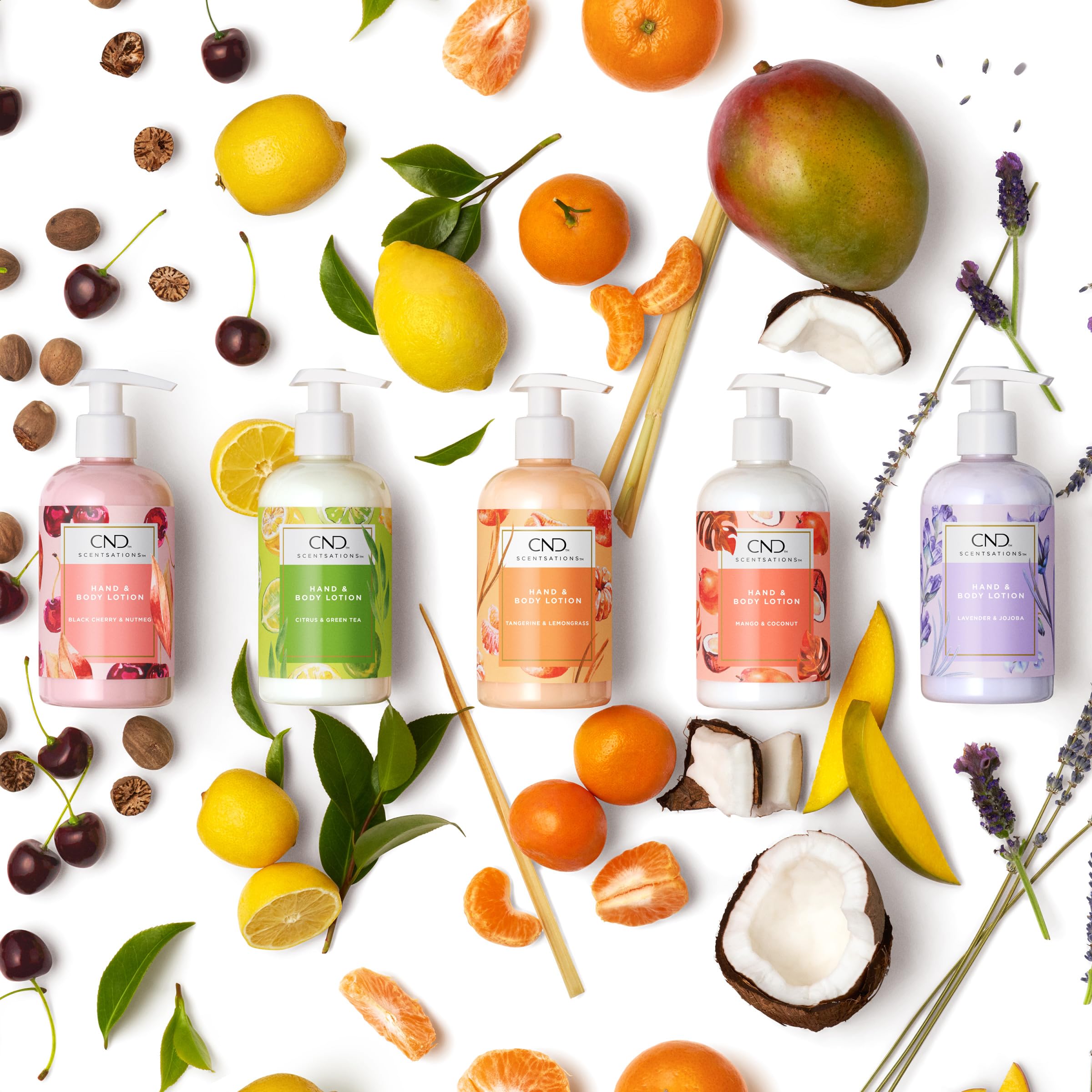 CND Hand & Body Lotion - Mango Coconut Scented Moisturizer for Dry Skin | Hydrating & Nourishing Cream | Perfect for Daily Use, Travel & Spa Days