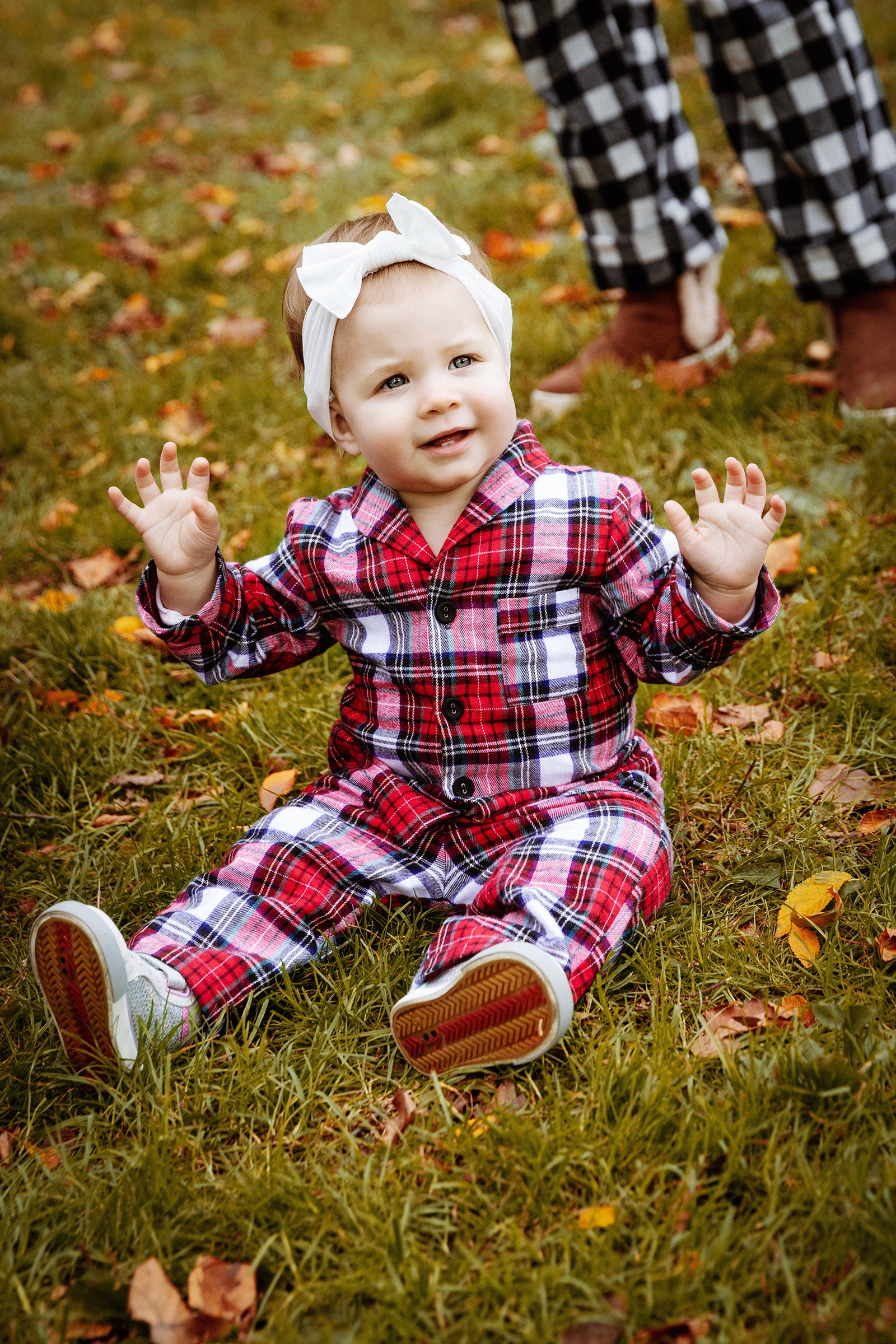 Kids Playsuit - Red Tartan Checkered Jumpsuit for Boys & Girls | Comfortable & Stylish Playwear for Outdoor Activities, Playdates & Casual Wear