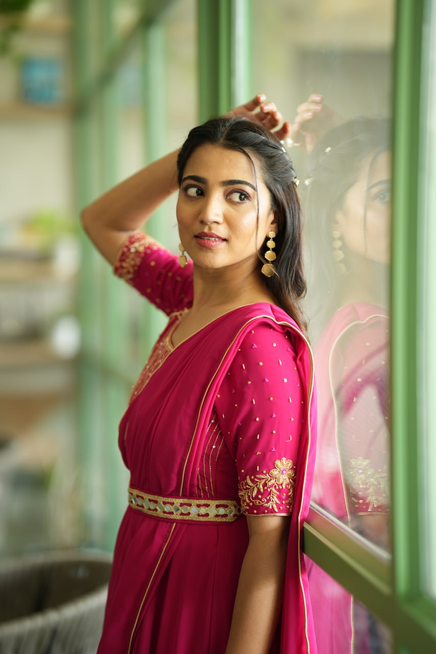 DD518 Swathi Designer Anarkali Dress for Women - Elegant Indian Party Wear, Wedding & Festive Occasion Outfit