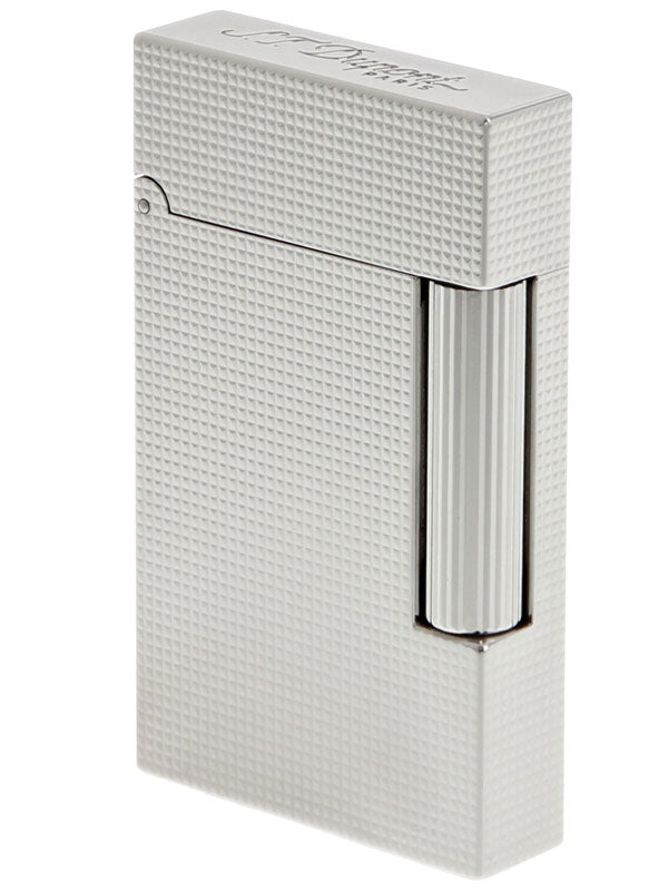 ST Dupont Ligne 2 Micro Diamondhead Palladium Luxury Cigar Lighter - Premium Butane Lighter for Cigar Aficionados, Perfect for Gifting & Special Occasions