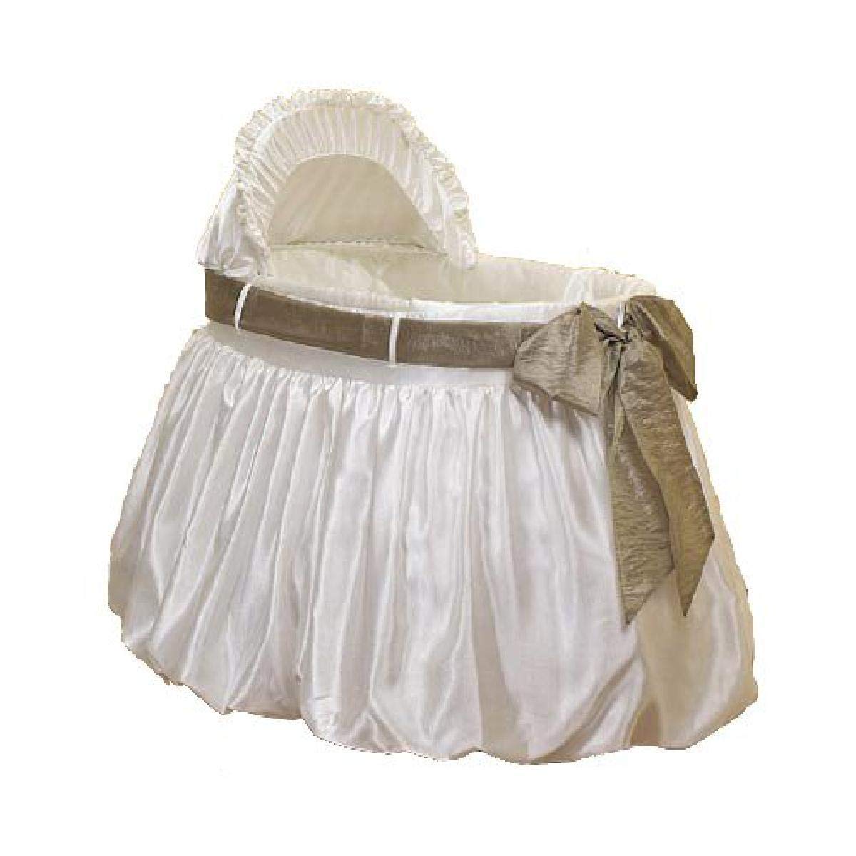 BKB Baby Bassinet Set with Mattress - Portable Crib for Newborns & Infants, Green & Blue - Perfect for Nursery, Travel & Co-Sleeping