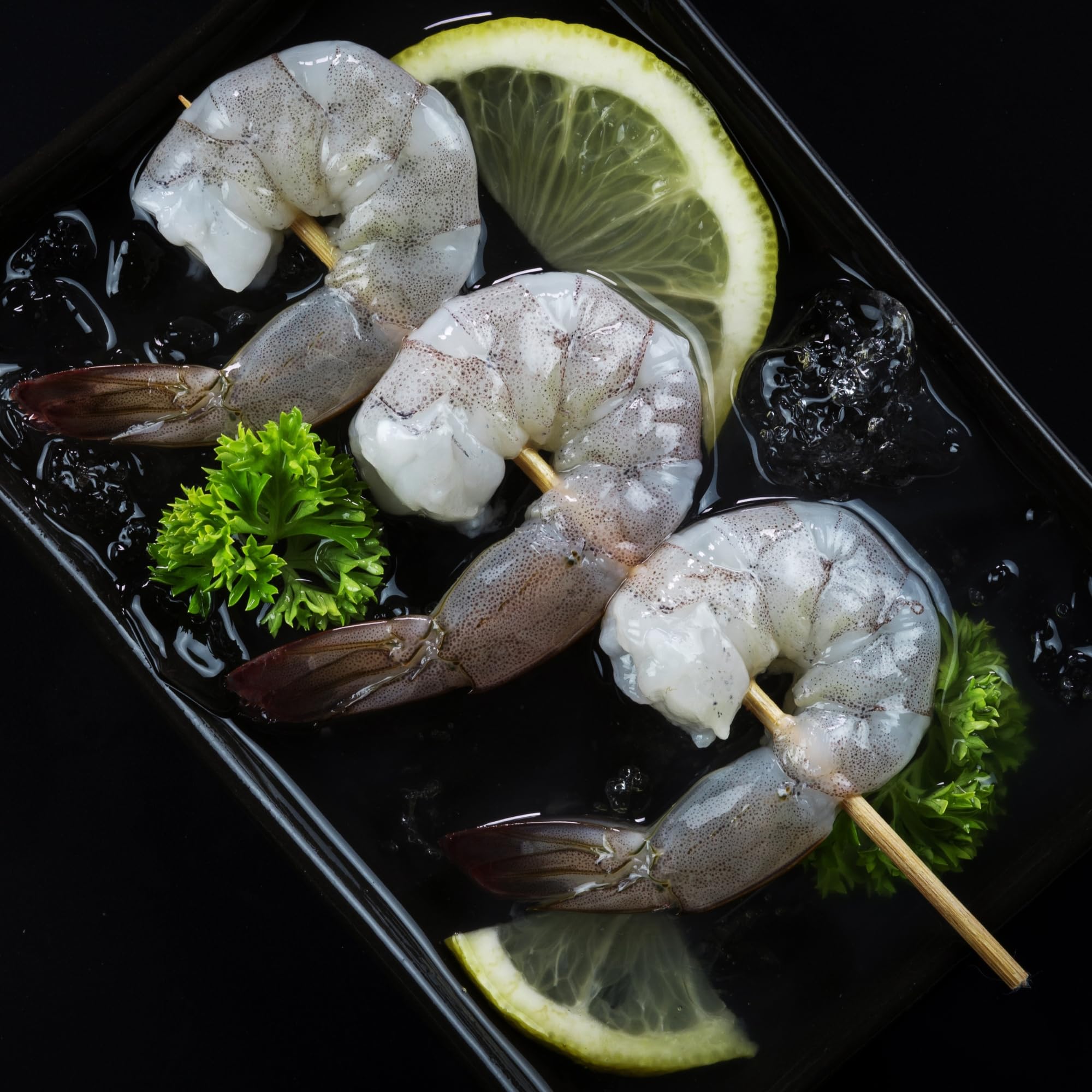 Today Gourmet Foods of NC - Uncooked Black Tiger Shrimp, Shell On & Headless, 16/20 Count (5lb Package) - Perfect for Grilling, Seafood Boils & Pasta Dishes