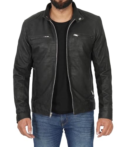 Ddge - Snuff Black Leather Jacket
