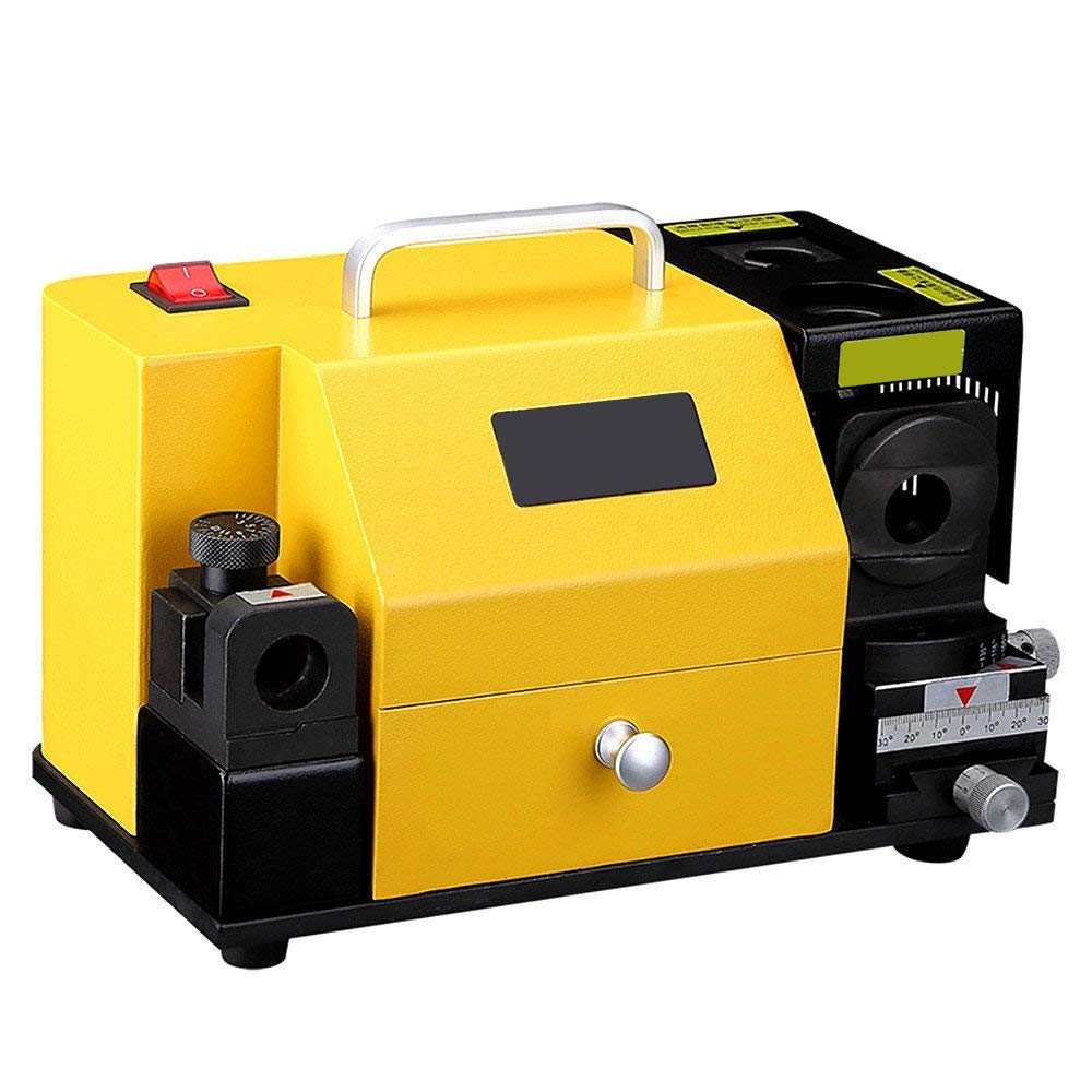MXBAOHENG MR-13J Stepped Drill Bit Sharpener Grinder - 4-14mm High-Speed Steel & Carbide Drill Bit Sharpening Tool | Perfect for Metalworking, Woodworking, and DIY Projects
