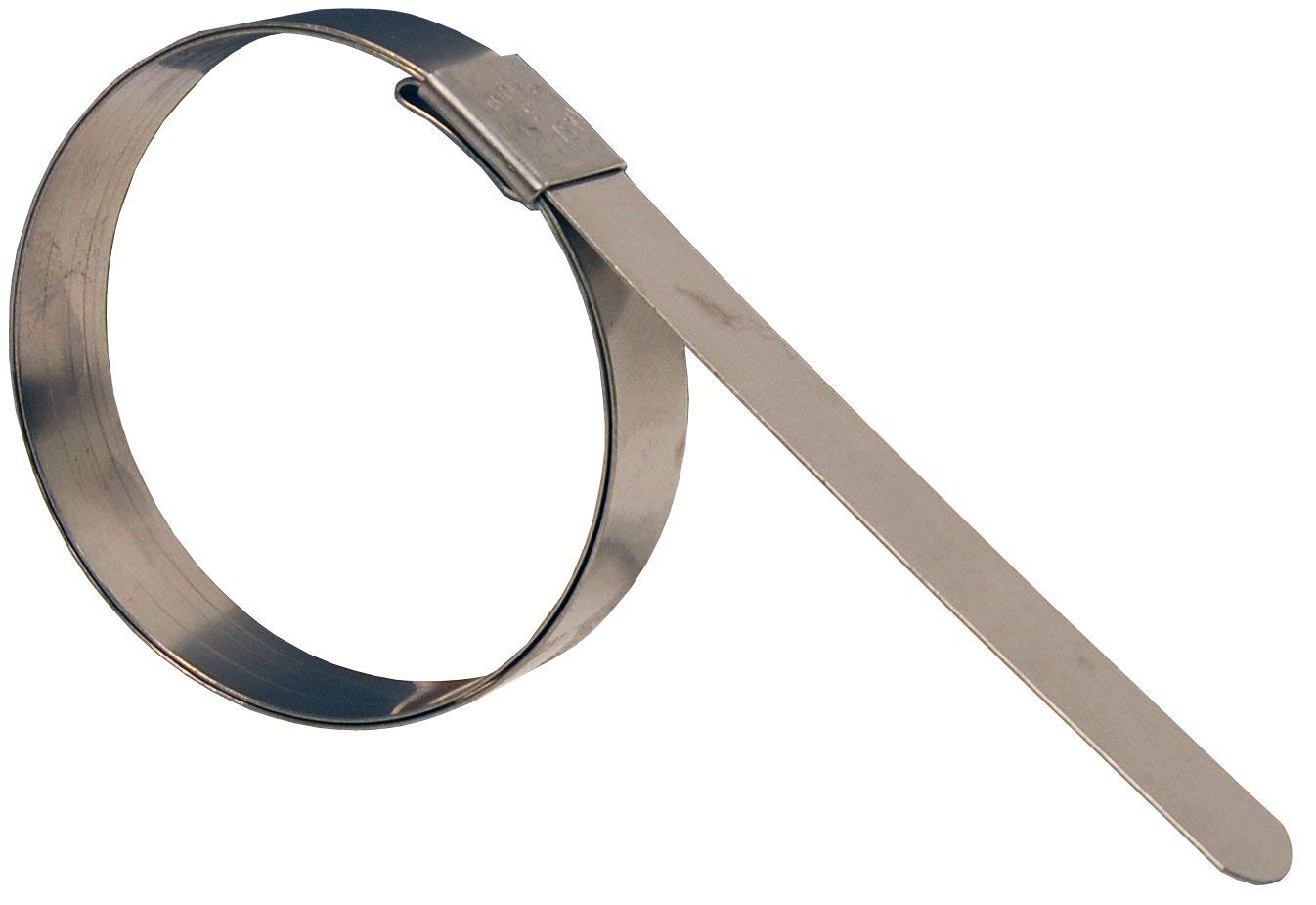Dixon Valve FS6 Fast-Lok Stainless Steel Punch Band Clamps - 100 Pack for HVAC, Plumbing & Industrial Pipe Connections