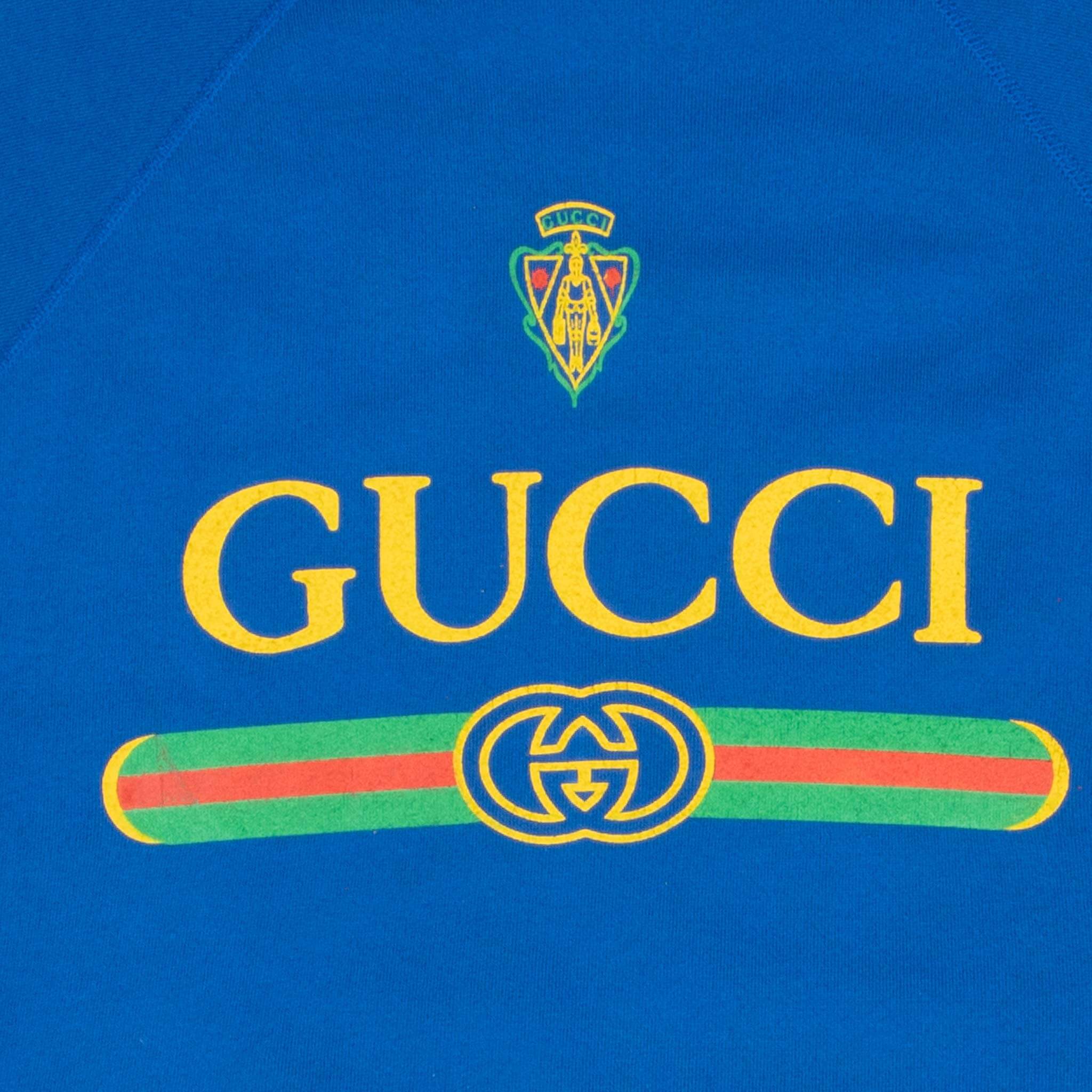 Vintage 1990s Bootleg Gucci Hanes Sweatshirt XL - Made in USA - Retro Streetwear & 90s Hip Hop Fashion for Men