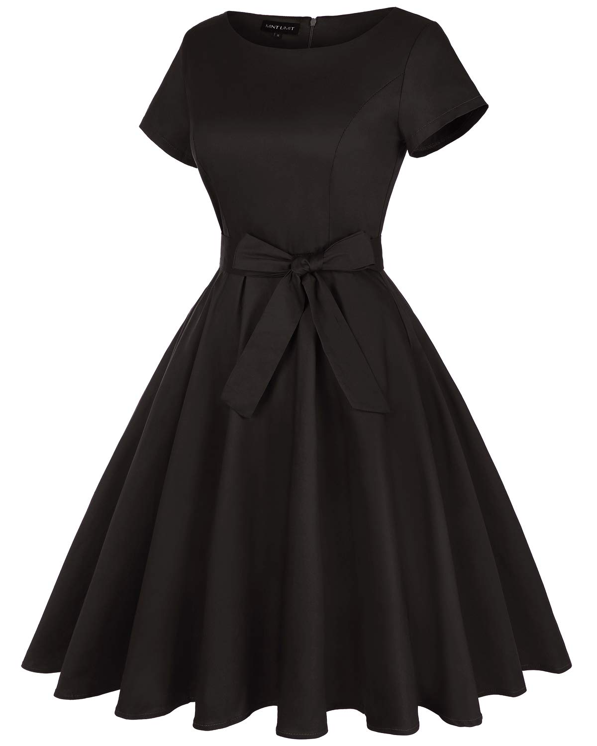 Vintage 1950s Rockabilly Swing Dress for Women - Retro Cocktail Party Prom Dress with Pockets | Perfect for Swing Dancing, Pinup Fashion & 50s Themed Events