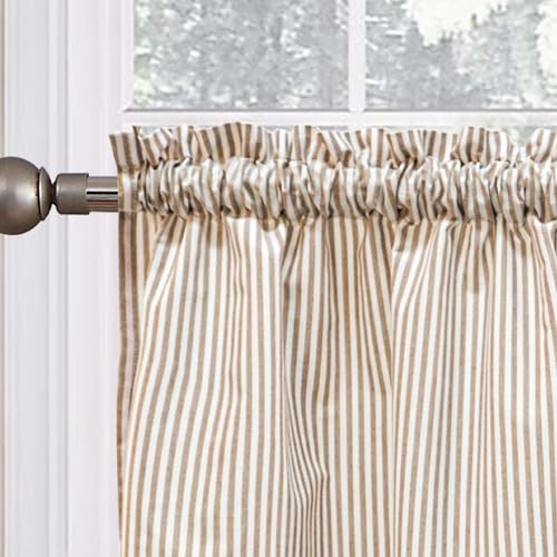 Rod Pocket Striped Linen