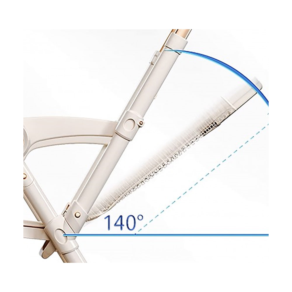 MABEIBEI QQ6 Compact Baby Stroller - Lightweight, Foldable, Travel-Friendly for Infants & Toddlers - Perfect for Air Travel, Shopping, and Daily Walks - Beige