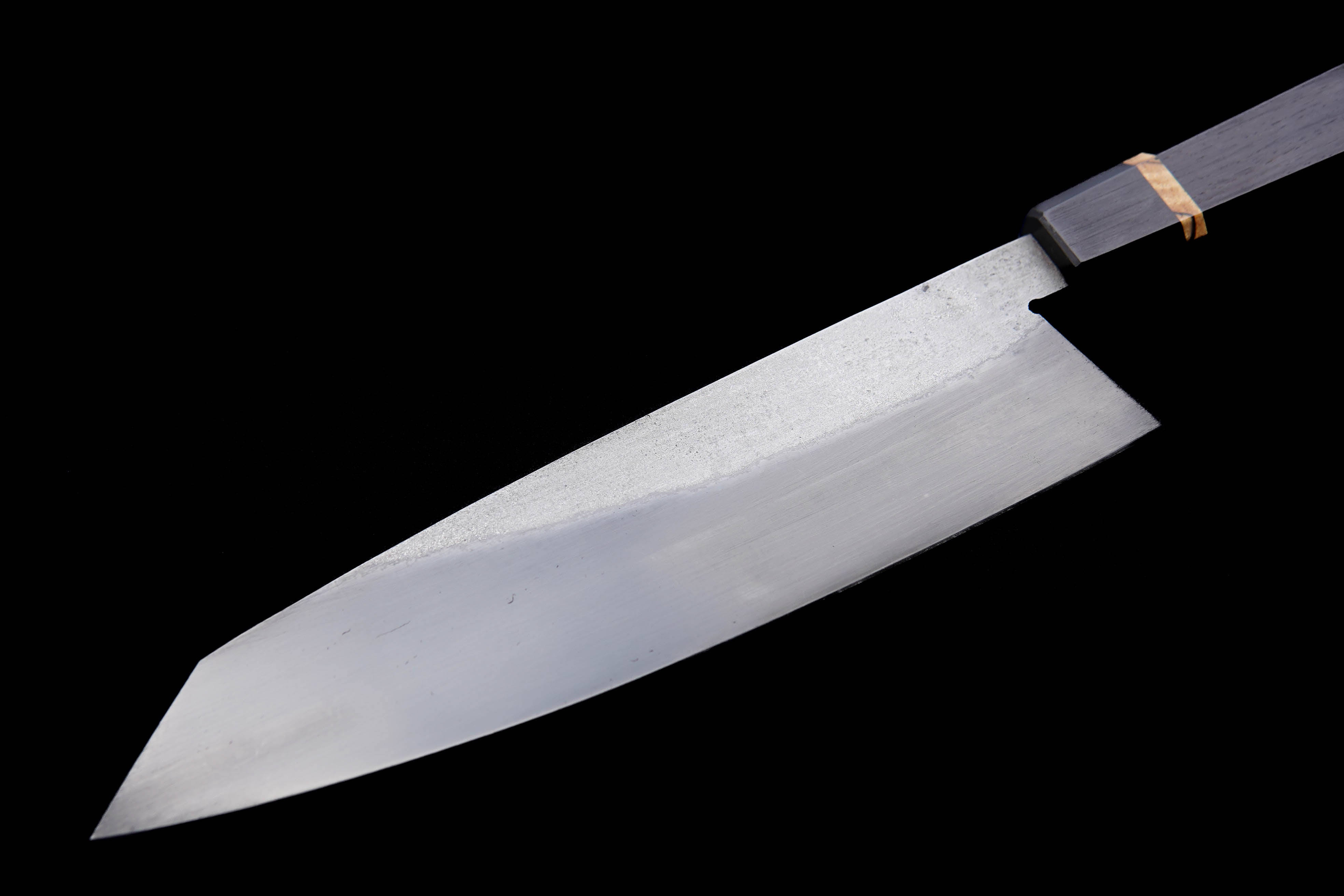 Fudo Forge 210mm Brute de Forge Gyuto Chef Knife by Erich Orris #1324 - High Carbon Steel Japanese Kitchen Knife for Professional Chefs & Home Cooking