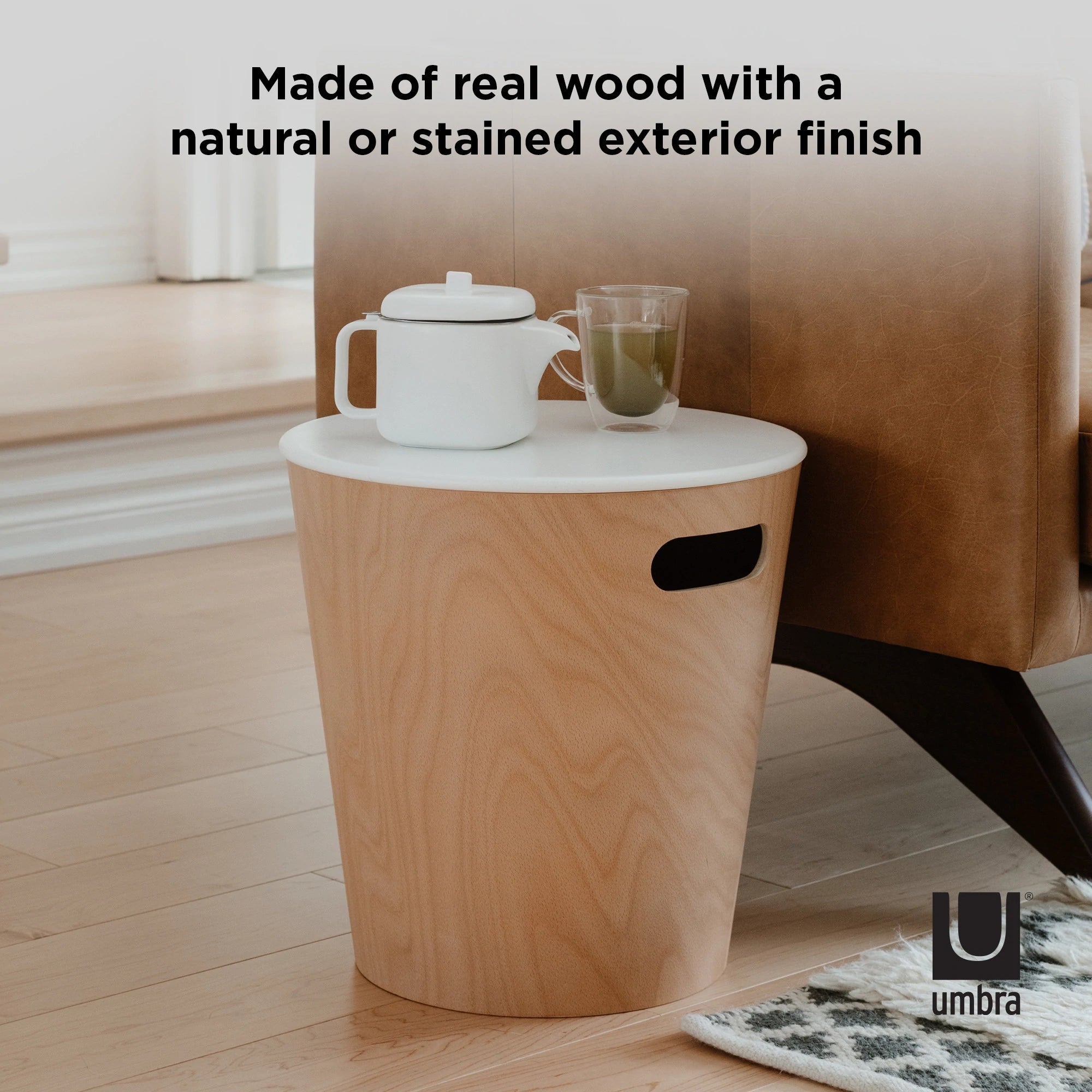 Wooden Storage Stool with Lift Top - Multifunctional Ottoman Bench for Living Room, Bedroom & Entryway - Perfect for Home Organization & Extra Seating
