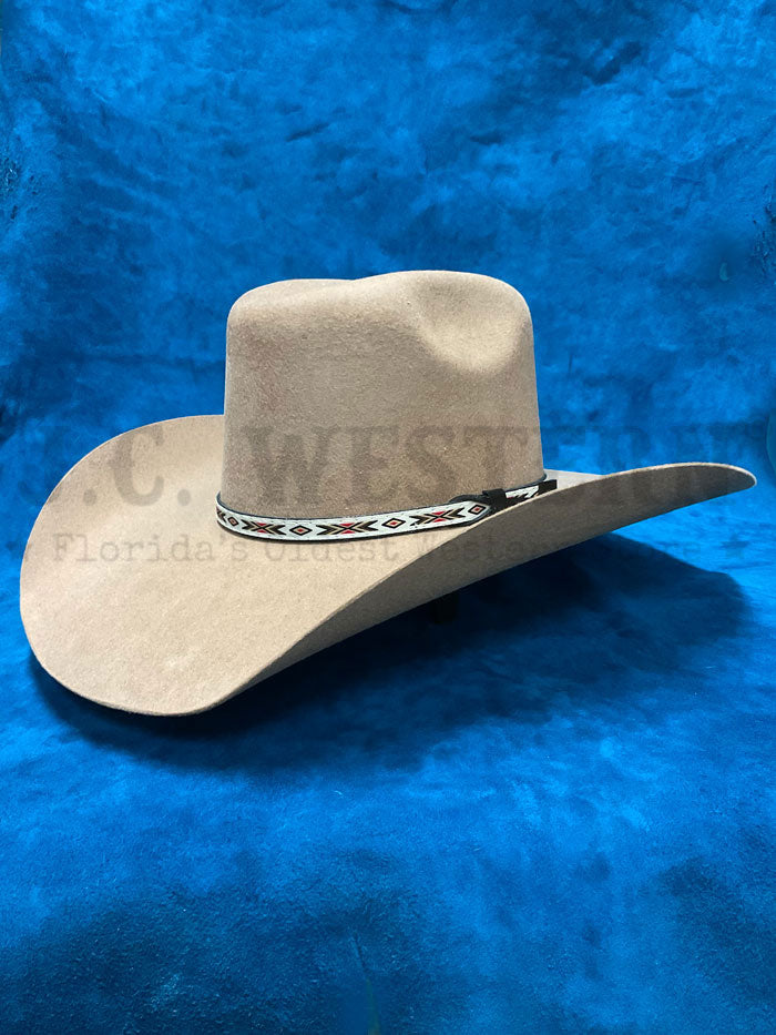 Resistol RWTMPE 9144P5 TEMPE 3X Western Felt Hat in Pecan - Stylish Cowboy Hat for Rodeo, Country Music Festivals & Outdoor Adventures