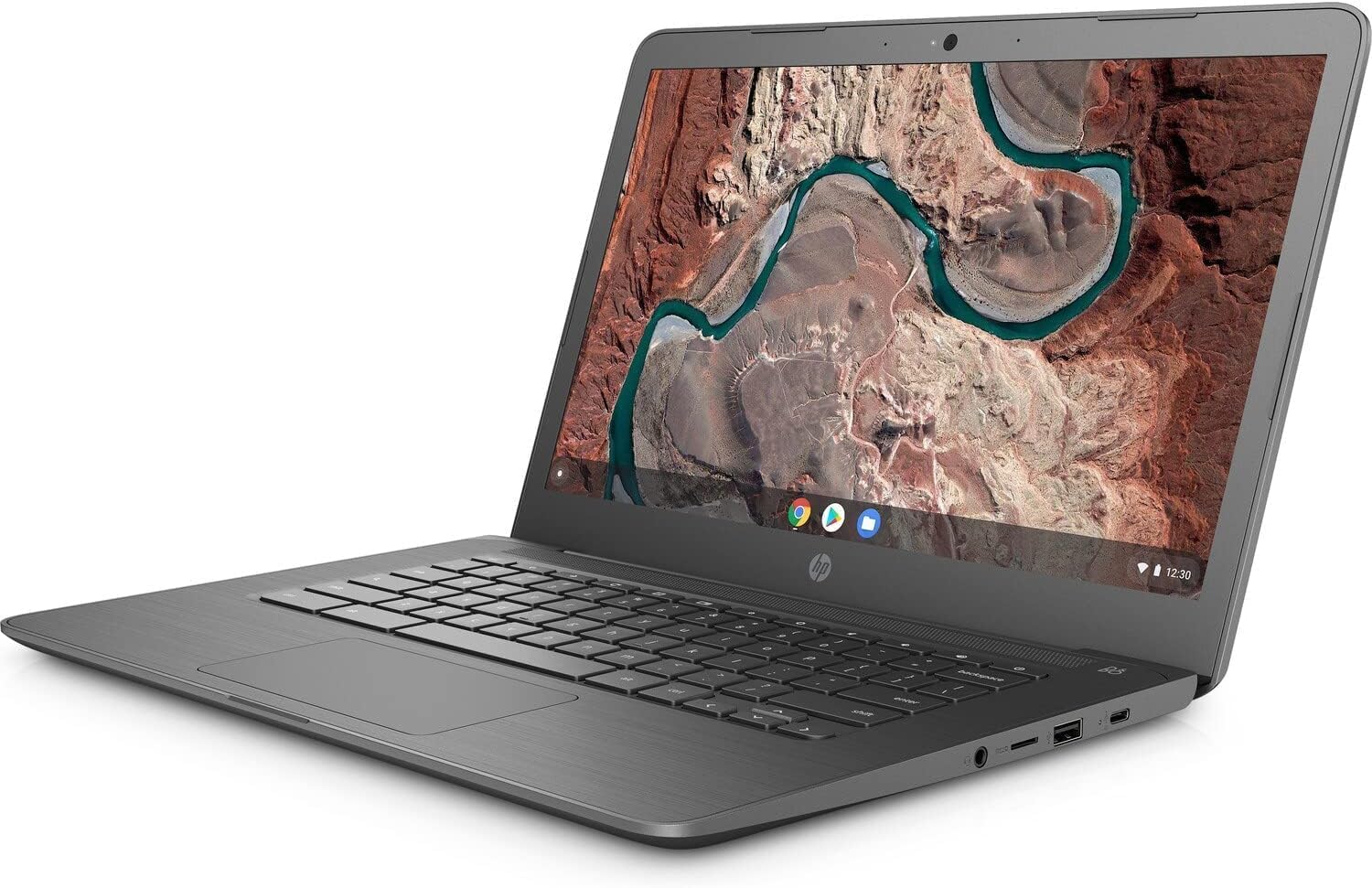 HP Chromebook 14-inch HD Laptop - AMD A4-9120C Processor, 4GB RAM, 32GB eMMC Storage, Radeon R4 Graphics - Lightweight Chrome OS Laptop for Students, Remote Work & Home Use (Renewed, Chalkboard Gray)