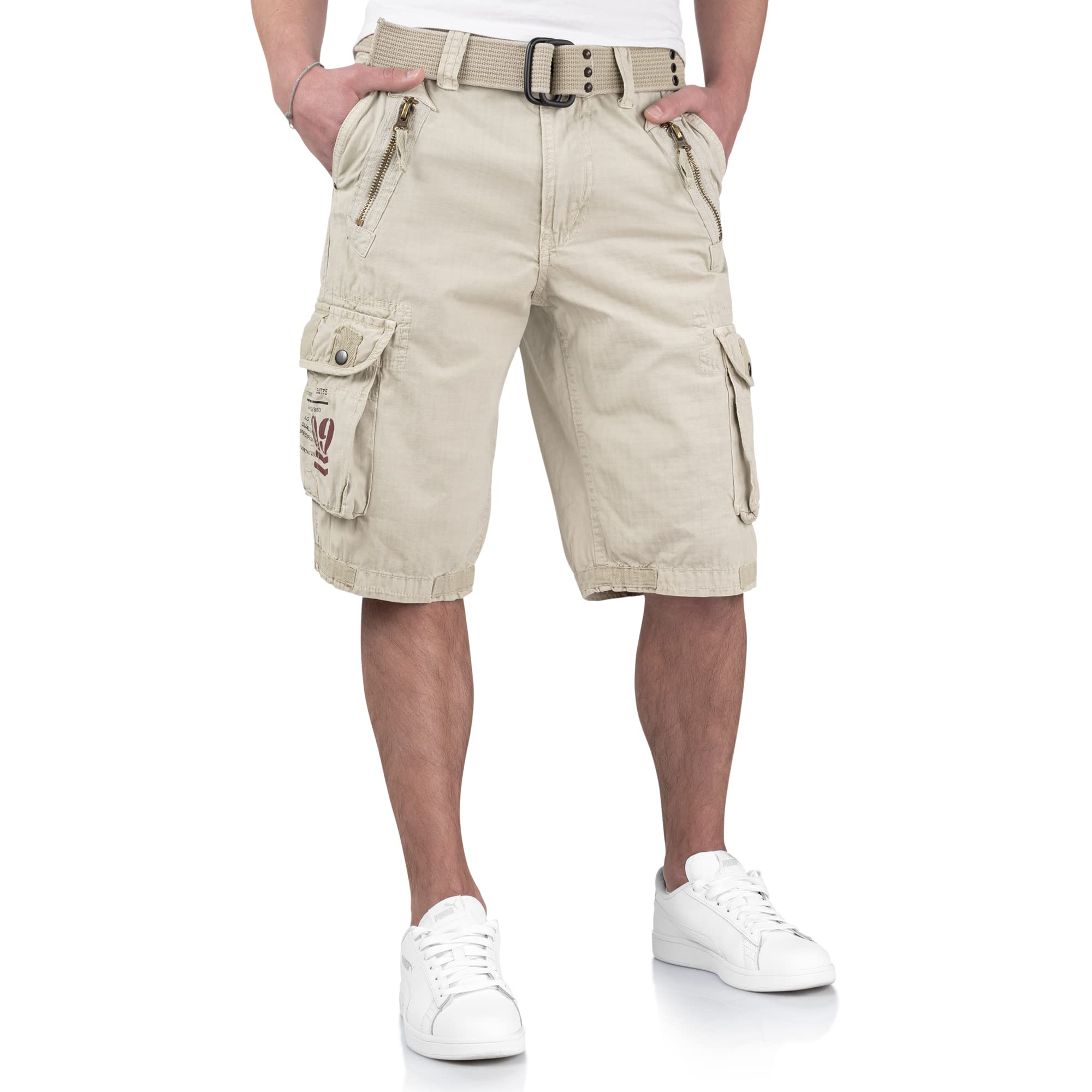 Royal Cargo Shorts for Men - Comfortable & Stylish Casual Summer Shorts with Multiple Pockets | Perfect for Outdoor Activities, Travel & Everyday Wear