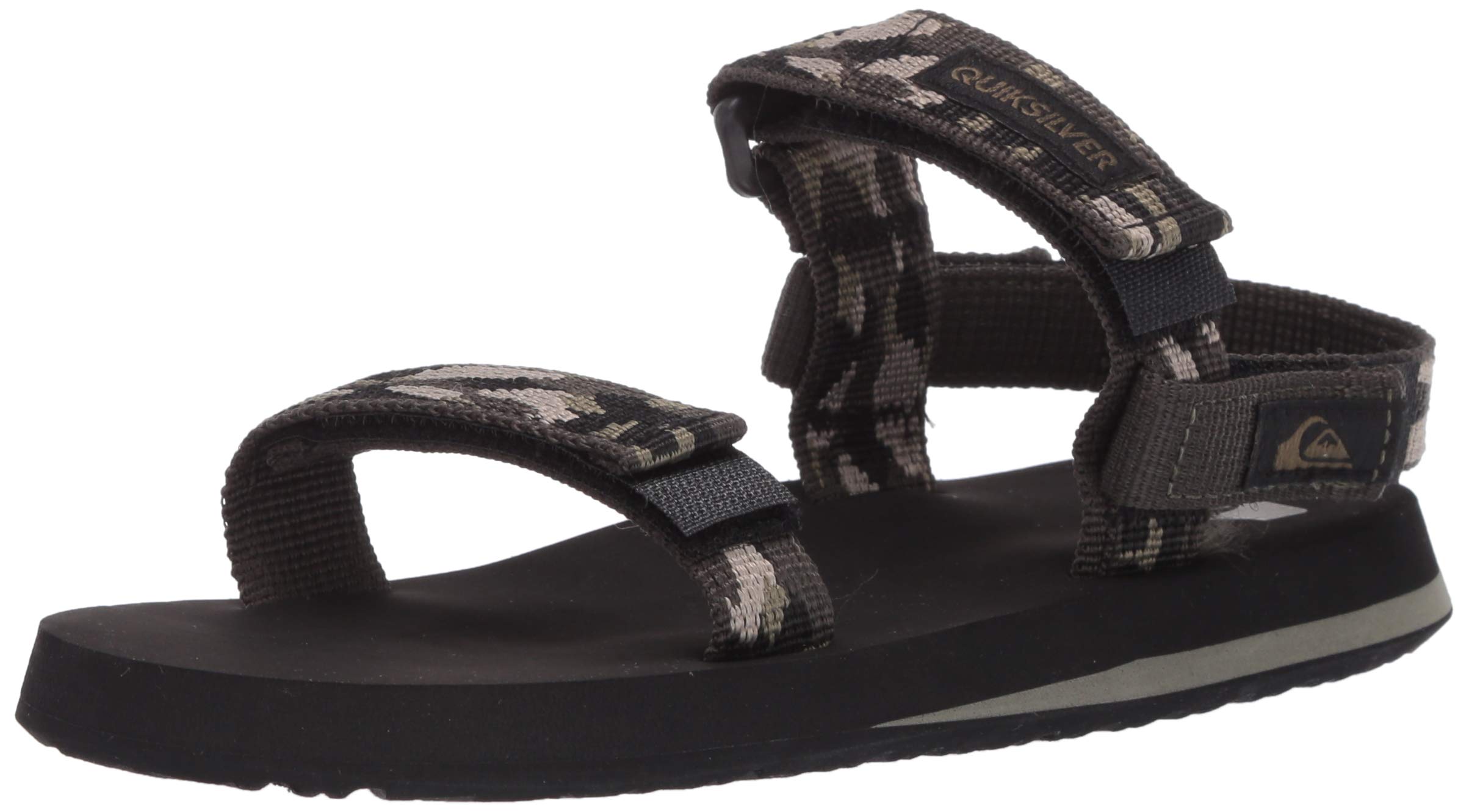 Quiksilver Unisex Kids Monkey Caged Youth Sandals - Comfortable Beach & Pool Slides for Boys and Girls - Perfect for Summer, Vacation, and Outdoor Adventures