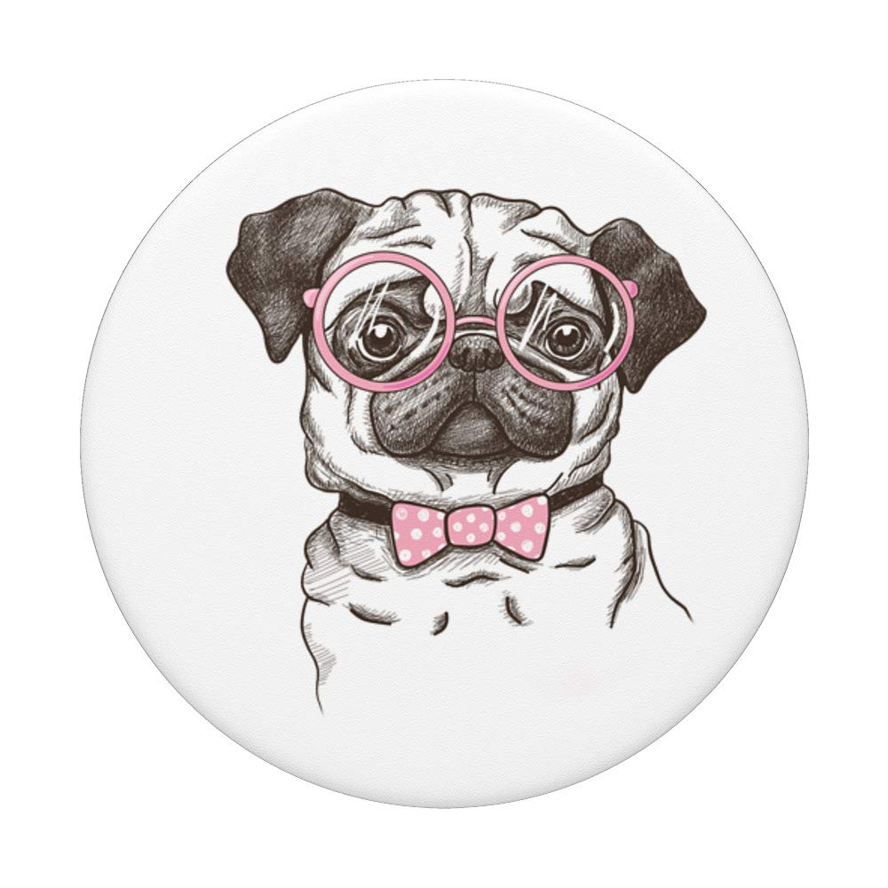 Adorable Pug Dog PopSockets PopGrip - Swappable Phone & Tablet Grip for Pet Lovers | Perfect for Smartphones, iPads & Everyday Use