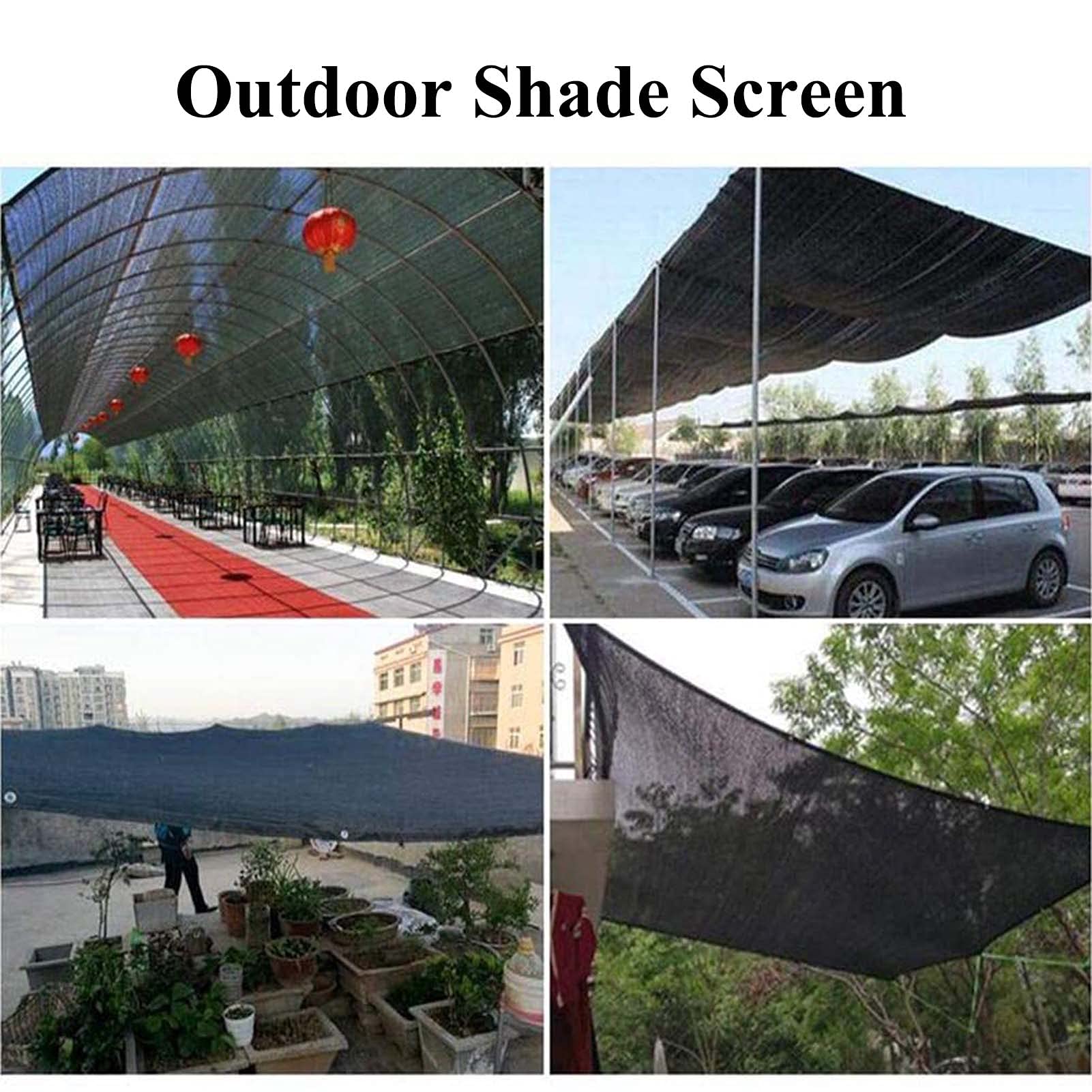10x30ft Sun Mesh Shade Cloth for Plants & Greenhouse - UV Resistant Shade Net with Grommets - Outdoor Garden Plant Cover for Patio, Backyard & Vegetable Protection