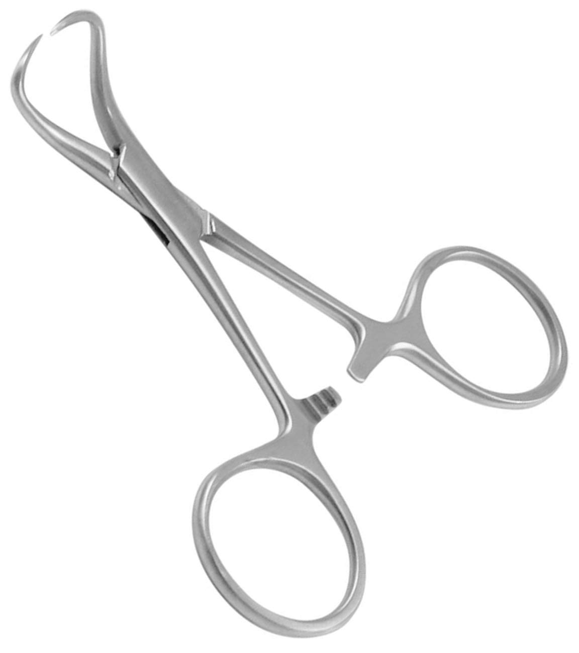 Premium Backhaus Towel Clamp 3.5 Inch - Surgical Grade Stainless Steel Hemostat Forceps - Ideal for Medical Procedures, First Aid Kits & Veterinary Use