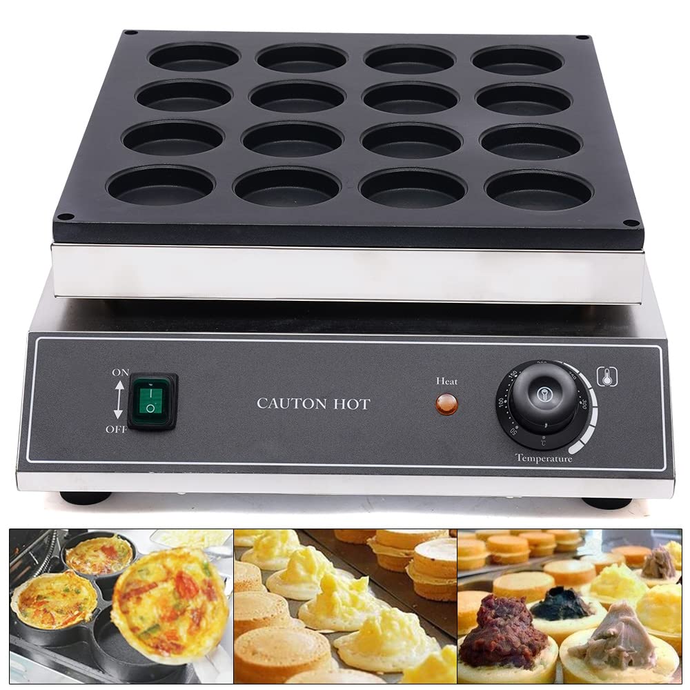Commercial Electric Red Bean Cake Maker Machine - 1700W, 110V, Nonstick & Oil-Free for Healthy Baking | Perfect for Bakeries, Cafes, and Home Kitchens