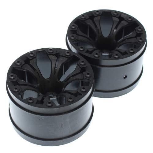 Redcat Racing 70119 1/10 Scale Black Wheels for RC Cars - High Performance Off-Road Tires for Crawlers, Trucks & Buggies - Durable All-Terrain Upgrade Parts for Hobbyists & Enthusiasts