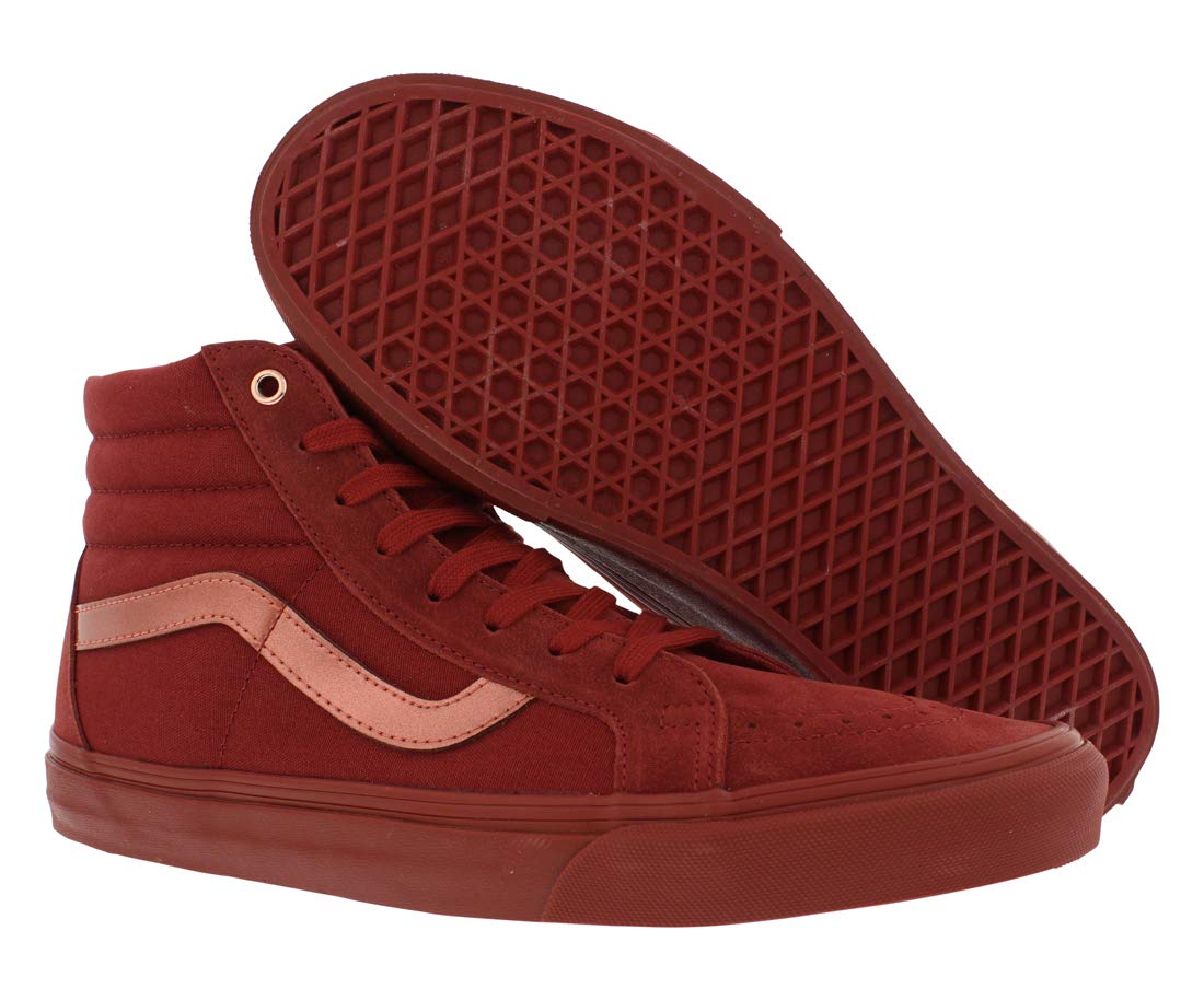 Vans Sk8-Hi Reissue Men's Skateboarding Shoes - Size 8, Classic Red - Perfect for Streetwear, Skateboarding & Casual Outfits