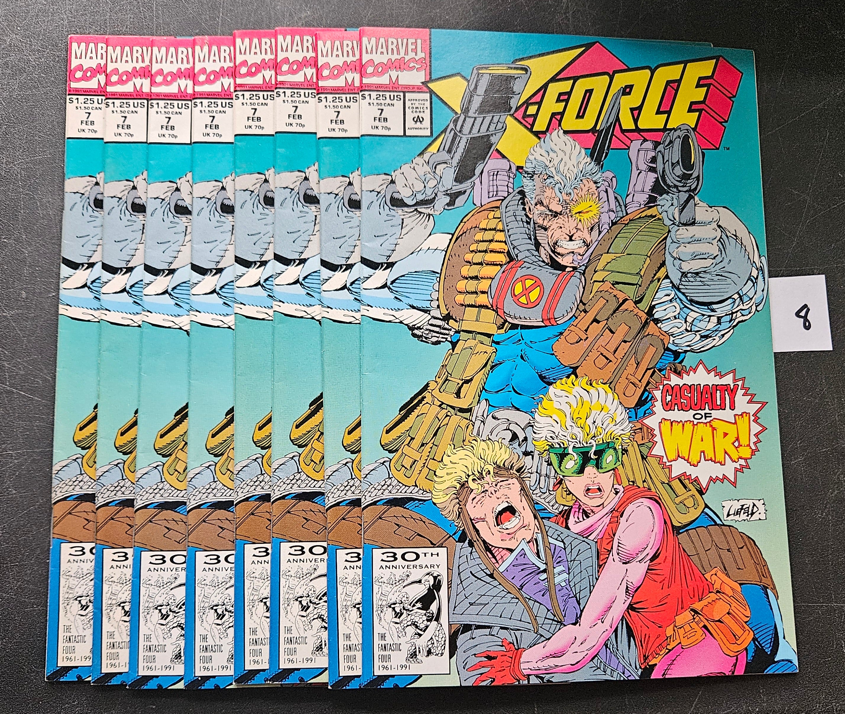 X-Force: Casualty of War Vol. 1 #7 - February 1992 Marvel Comics - Rare Collectible Comic Book for Superhero Fans & Marvel Collectors - Perfect for Display, Gifts, and Comic Book Collections