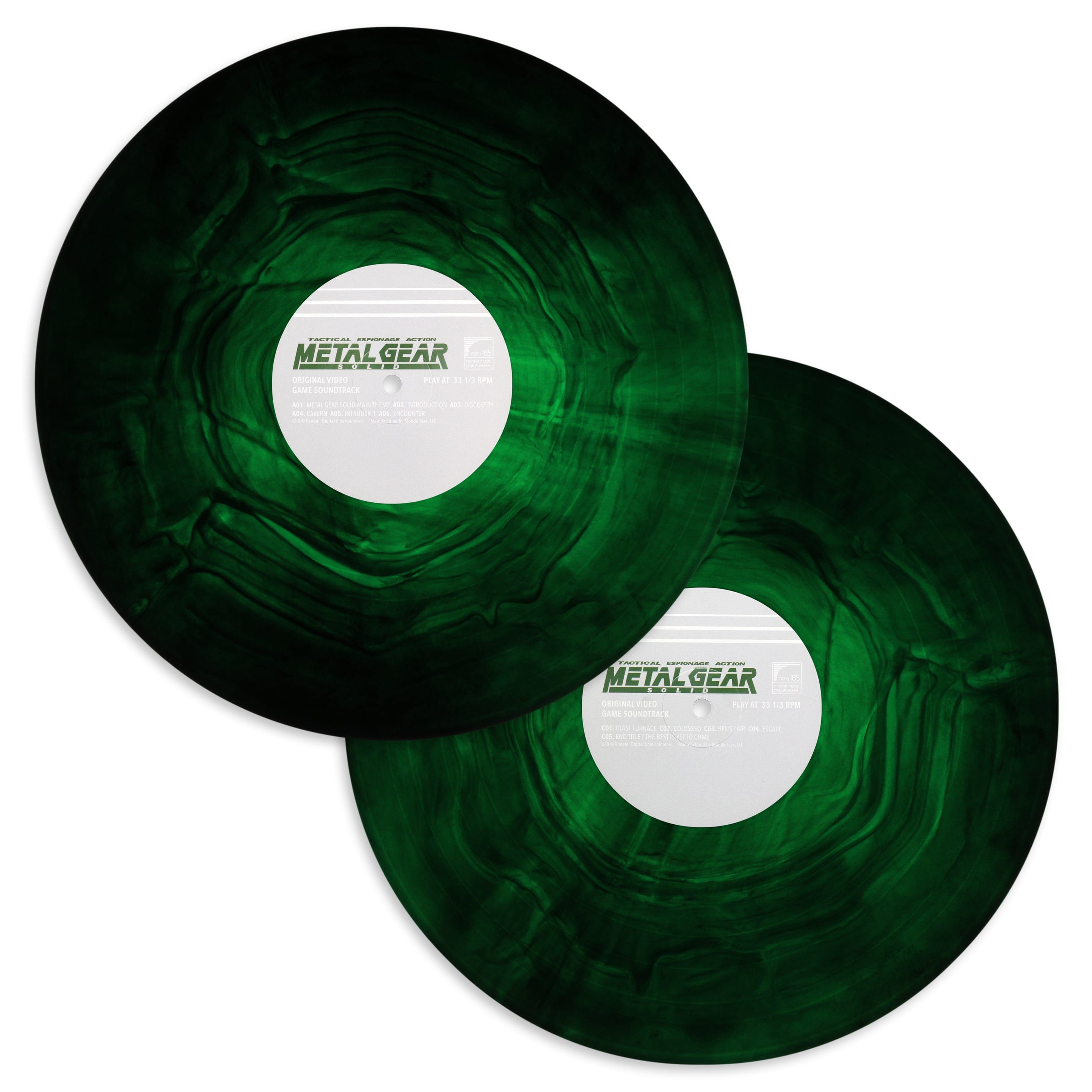 Metal Gear Solid Original Video Game Soundtrack 2XLP Vinyl Record - Limited Edition Collector's Item for Gaming Enthusiasts & Music Lovers - Perfect for Gaming Sessions, Movie Nights & Retro Music Collections