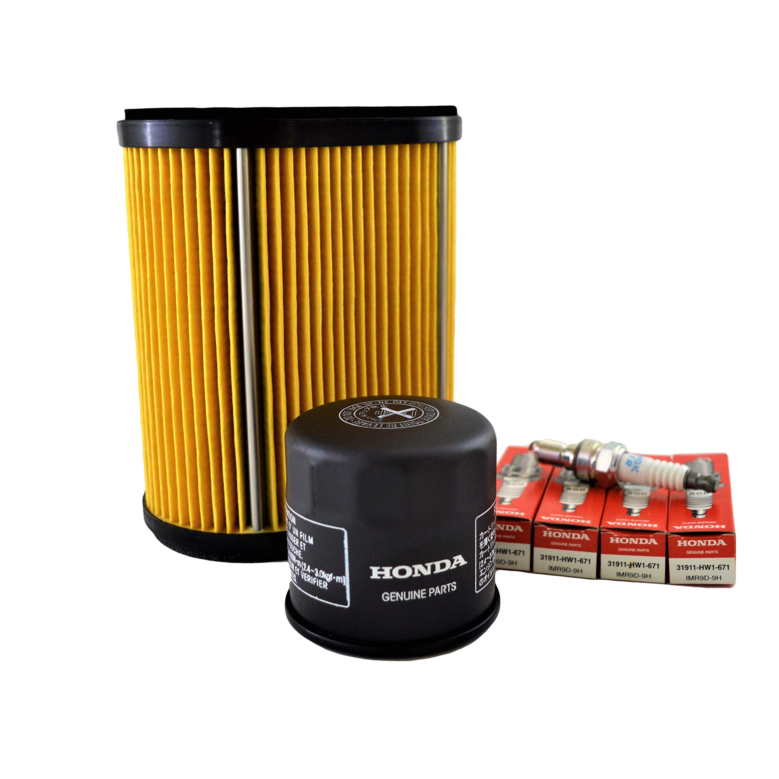 Honda Aquatrax F15X F12X R12X Turbo Jet Ski Maintenance Kit - Oil Filter, Air Filter & Spark Plugs Set for Watercraft Engine Care | Perfect for Routine Maintenance & Performance Tuning